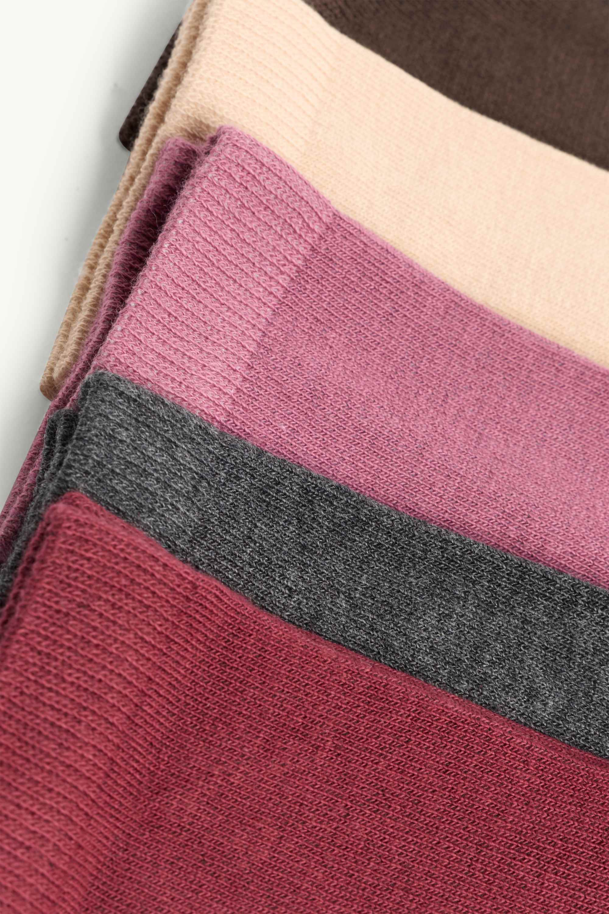 Multipack of 10 - socks beige / bordeaux