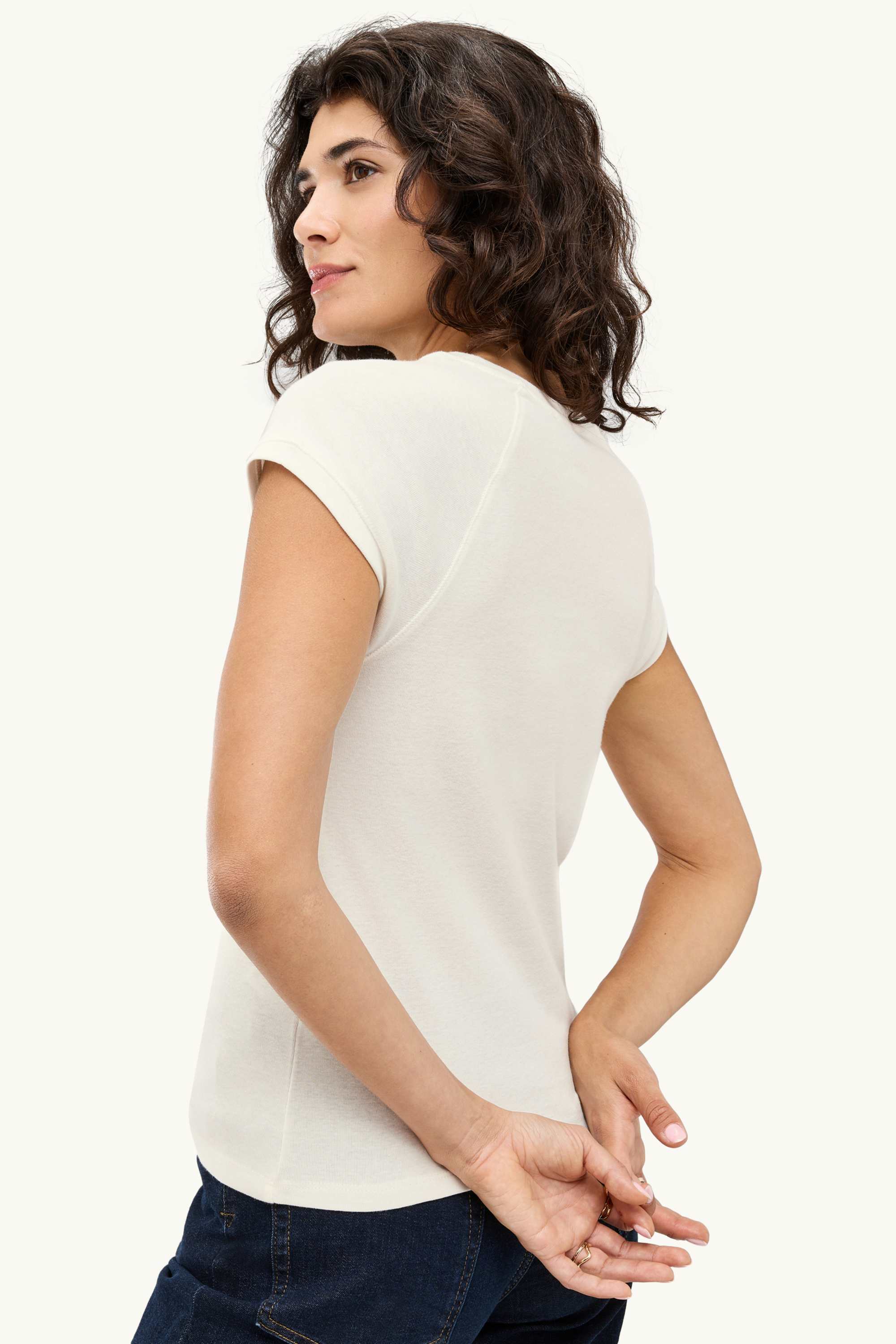 T-shirt - slim fit white