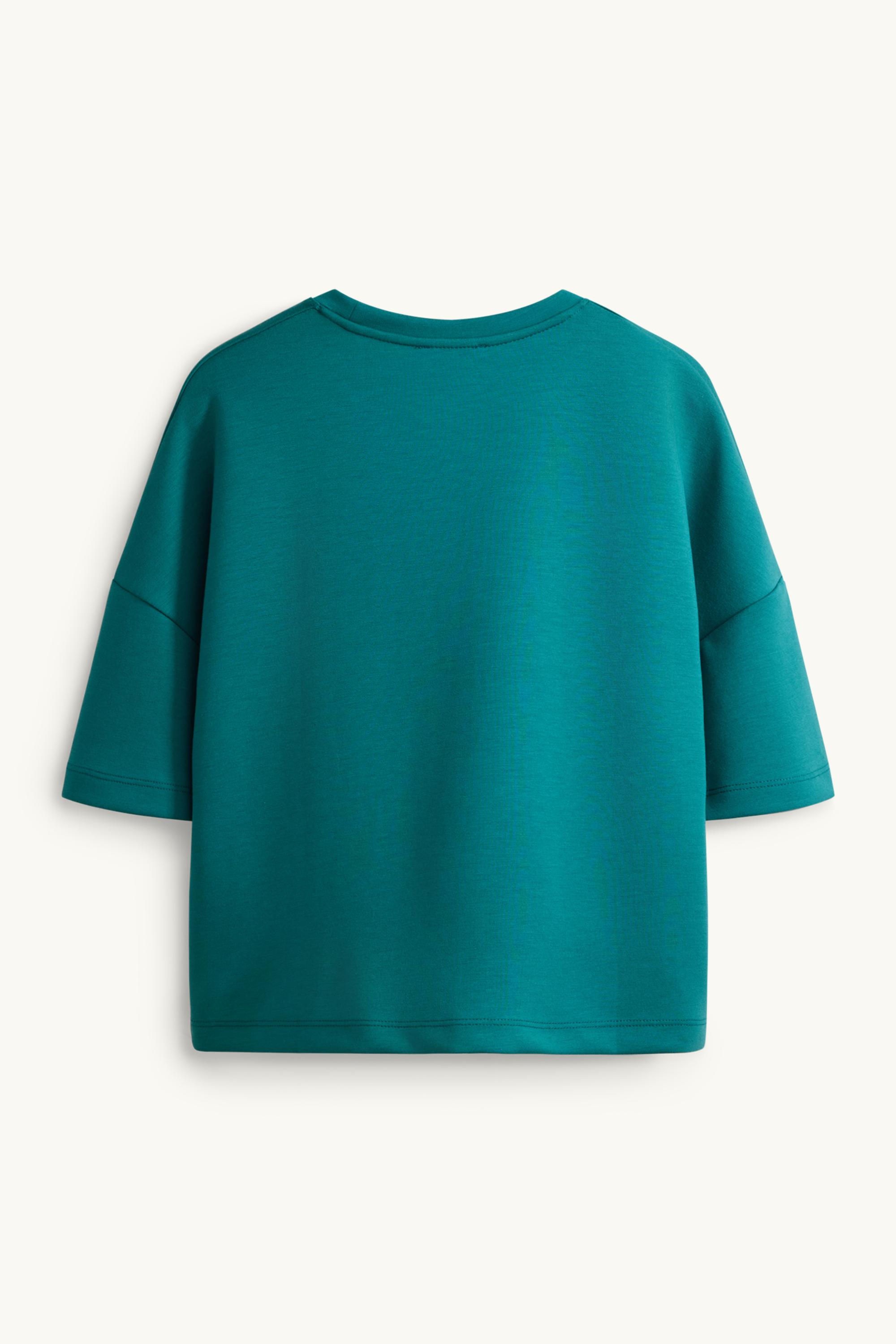 T-shirt - relaxed fit turquoise