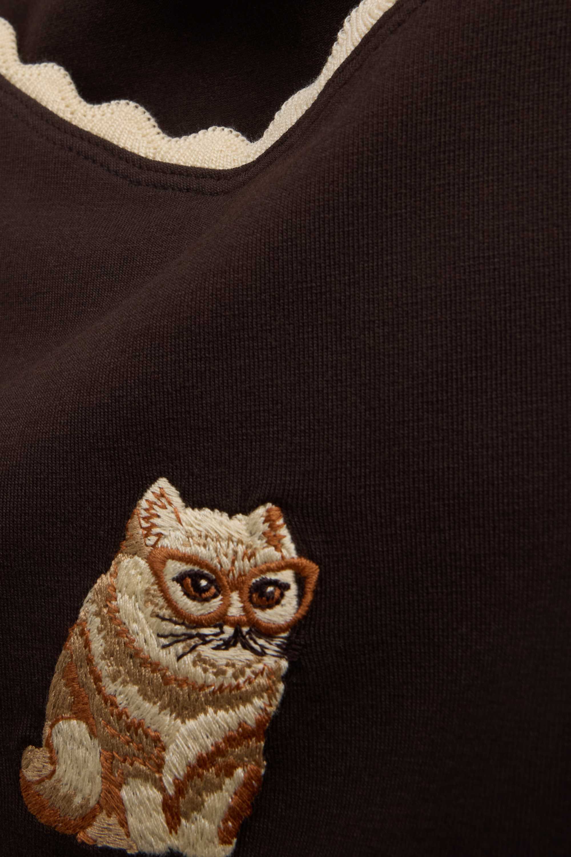 T-shirt - slim fit brown