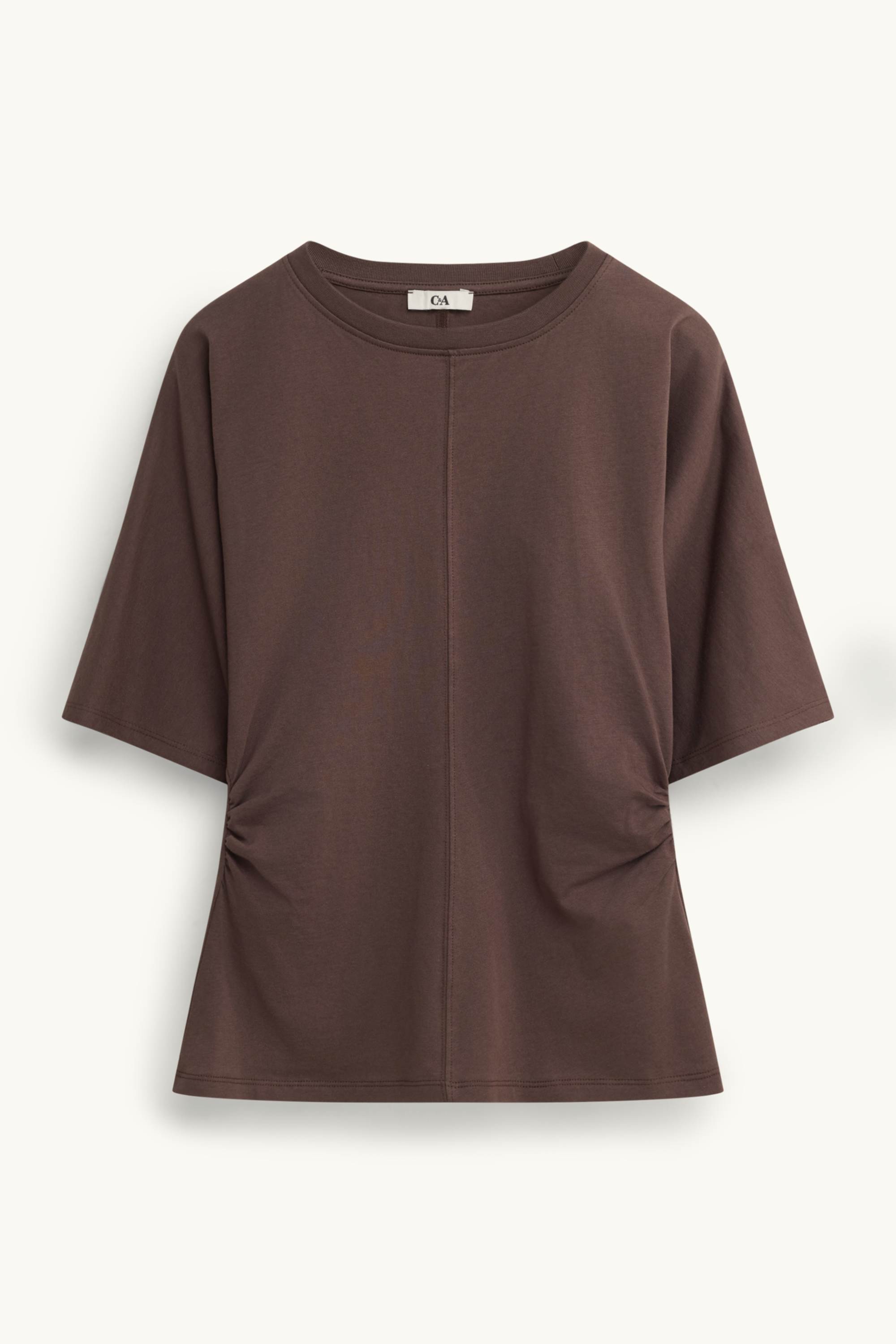 T-shirt - slim fit brown
