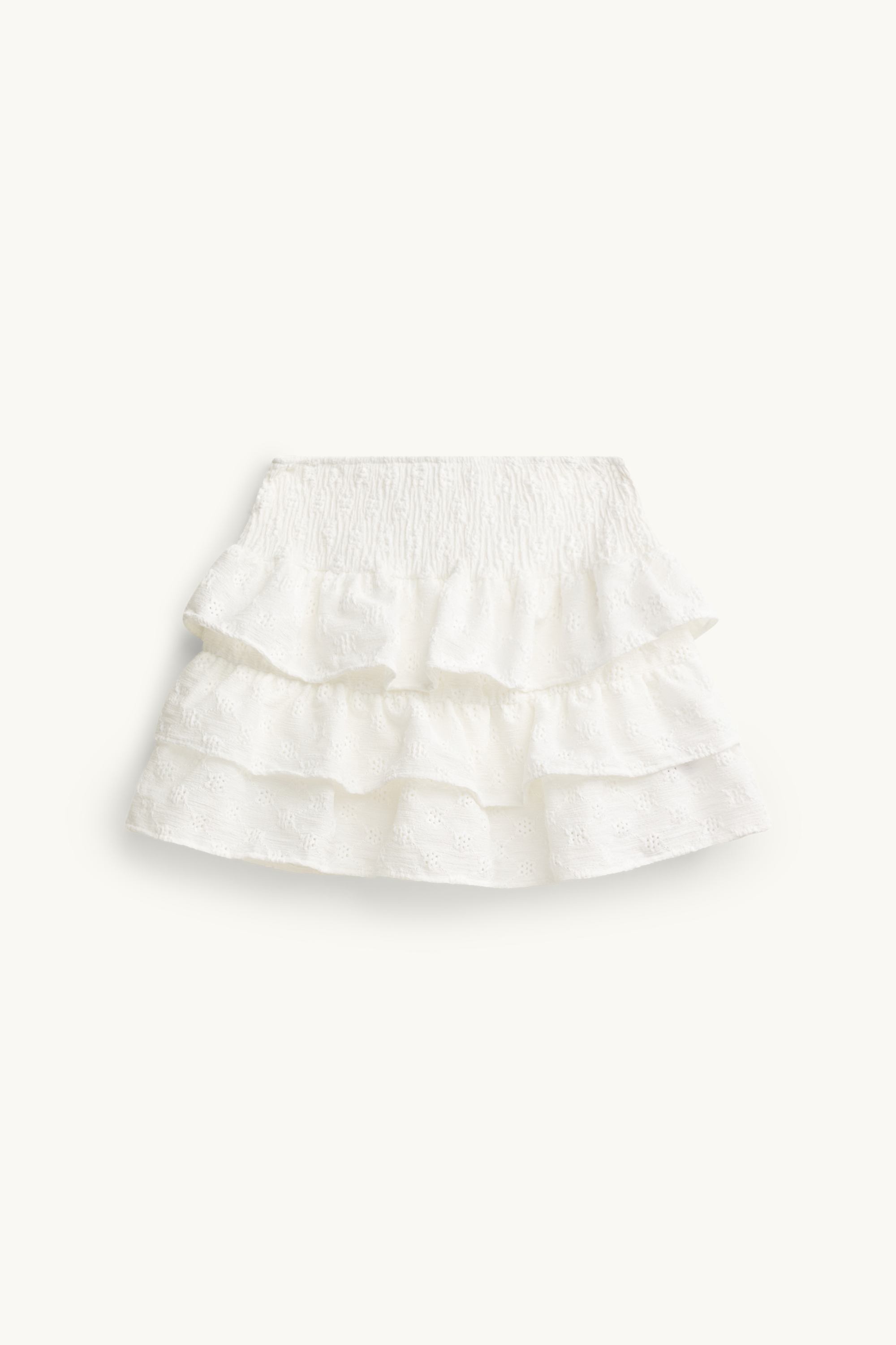 Skirt - textured white