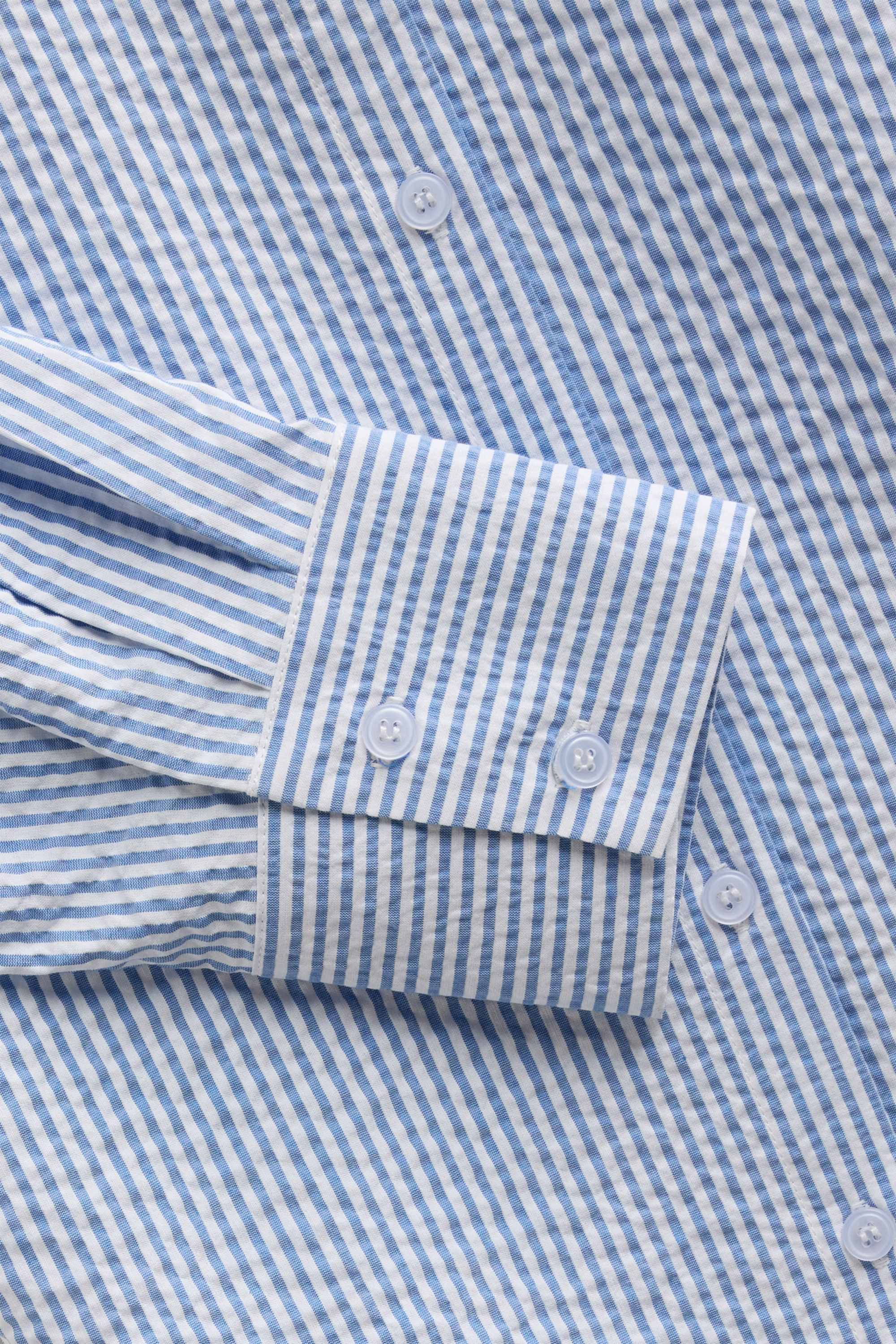 Shirt blouse - striped blue / white