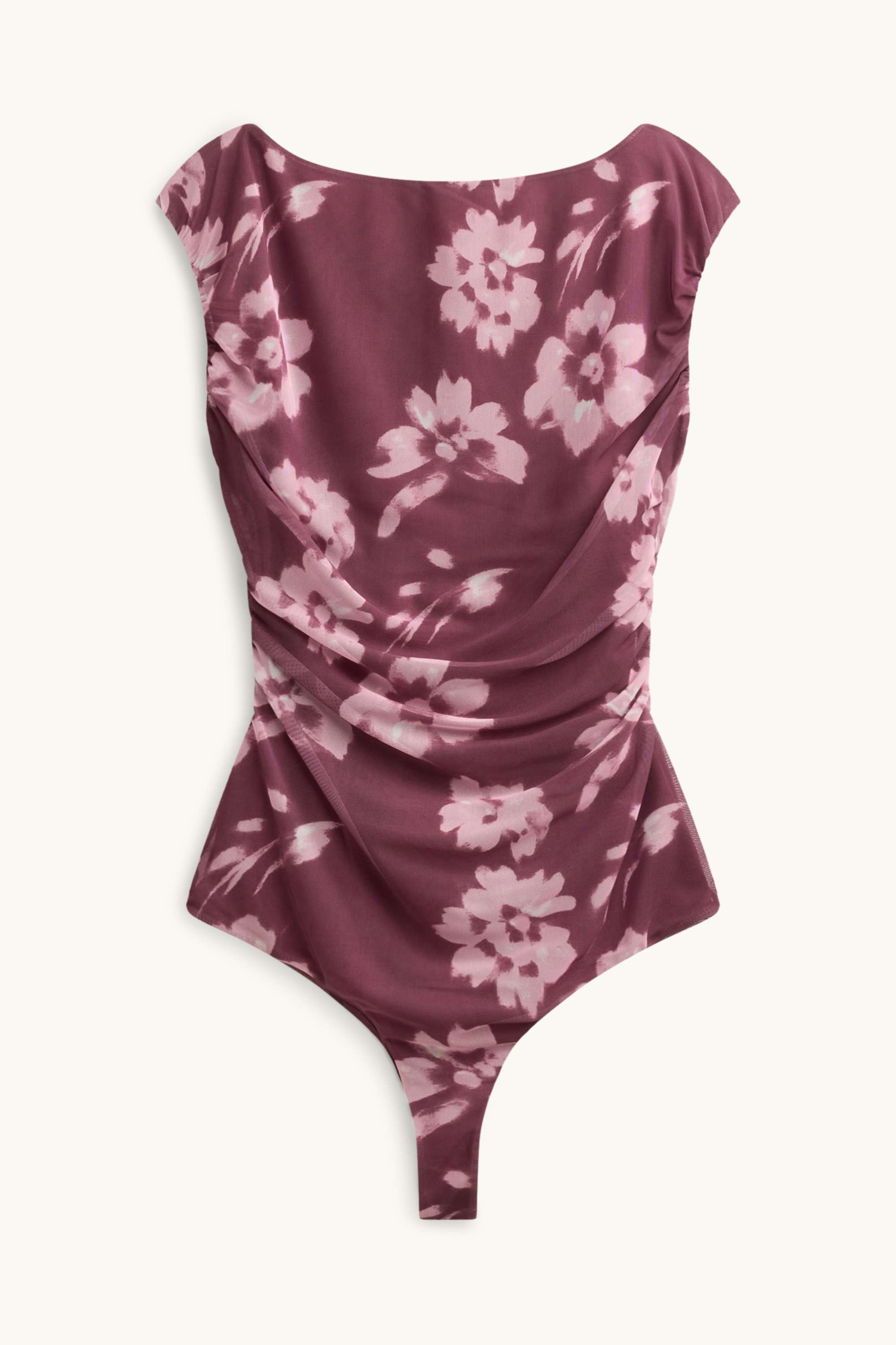 Body - mesh - floral purple