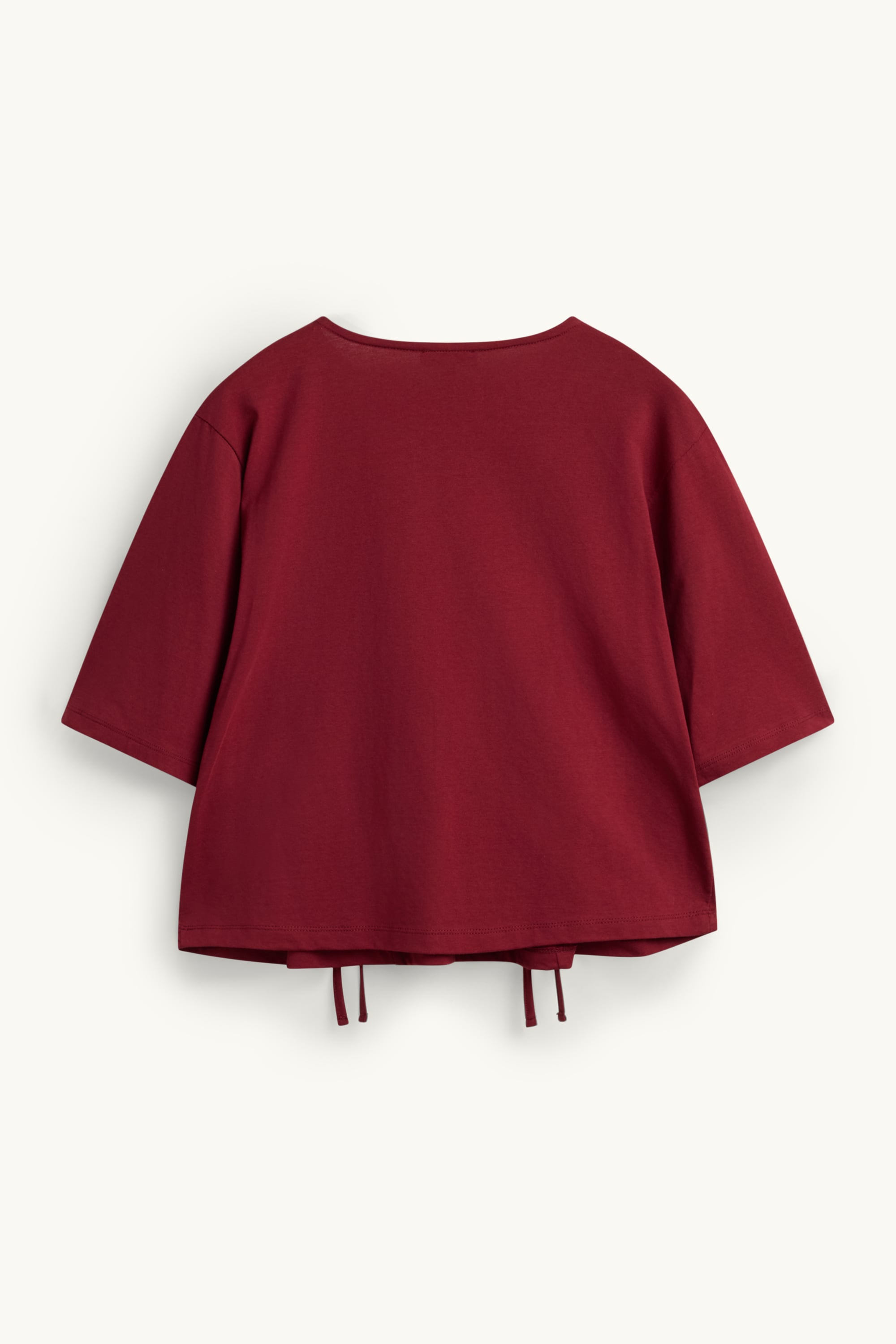 T-shirt - relaxed fit bordeaux
