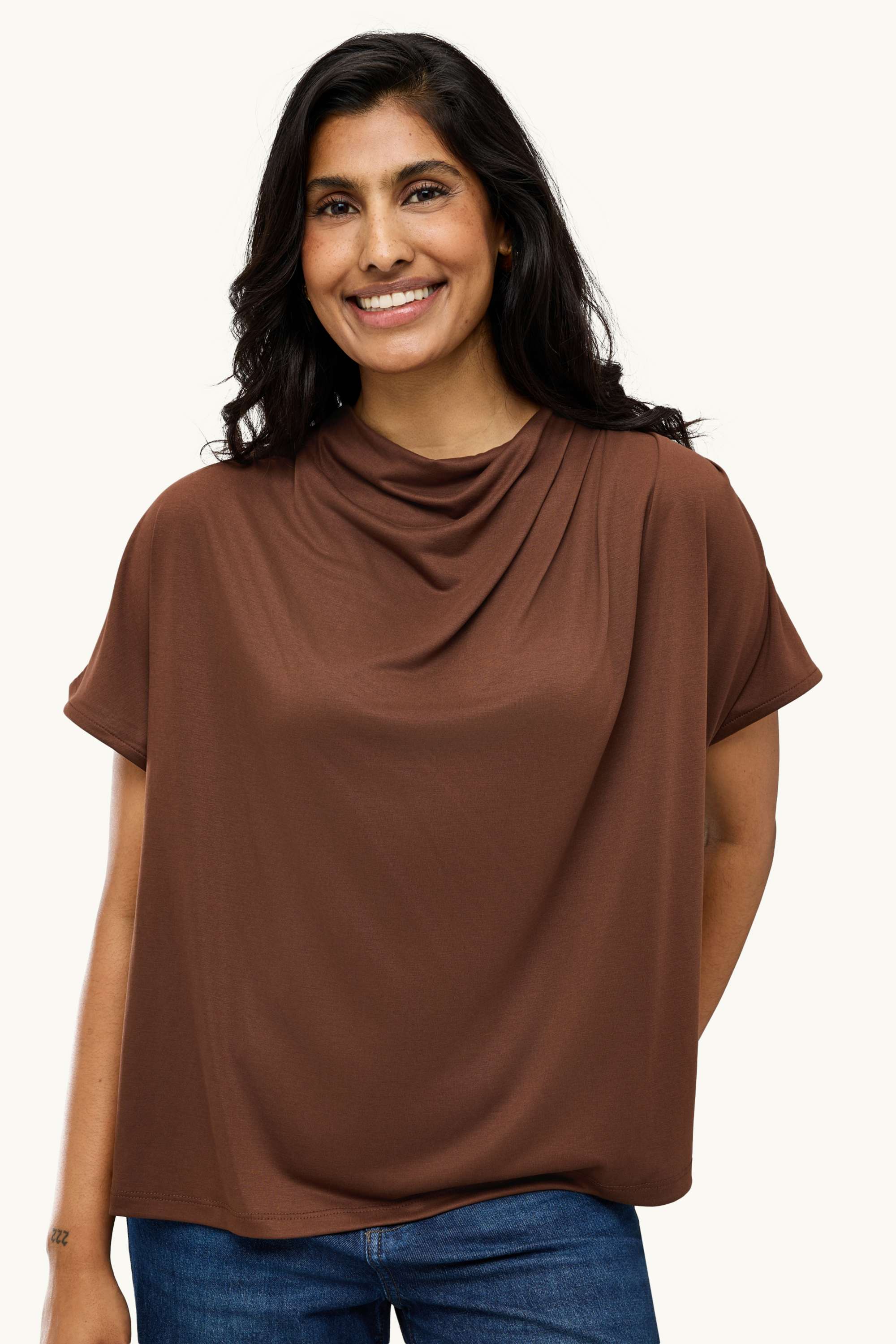 T-shirt - regular fit brown
