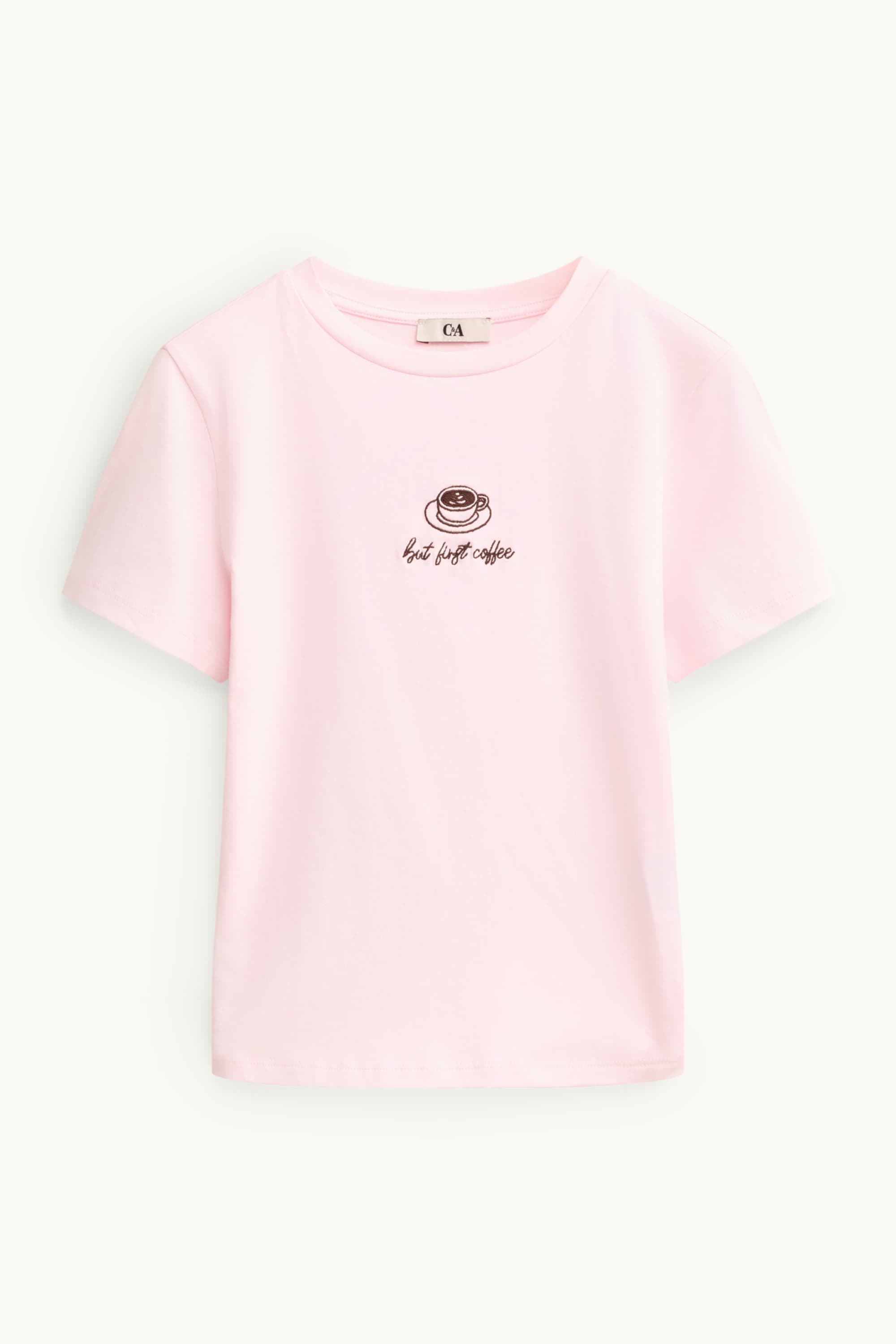 T-shirt - slim fit light rose