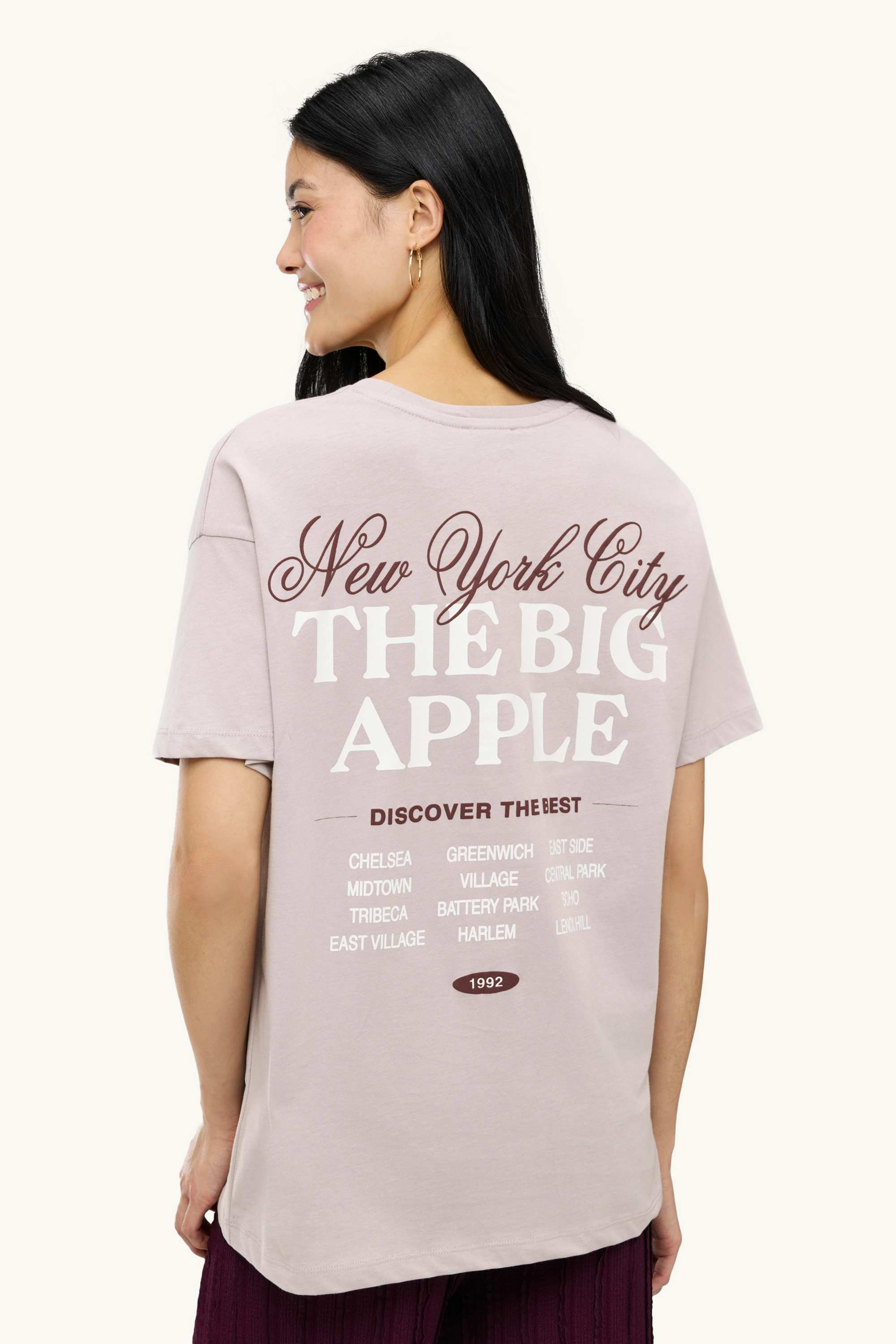 T-shirt - oversized lilac