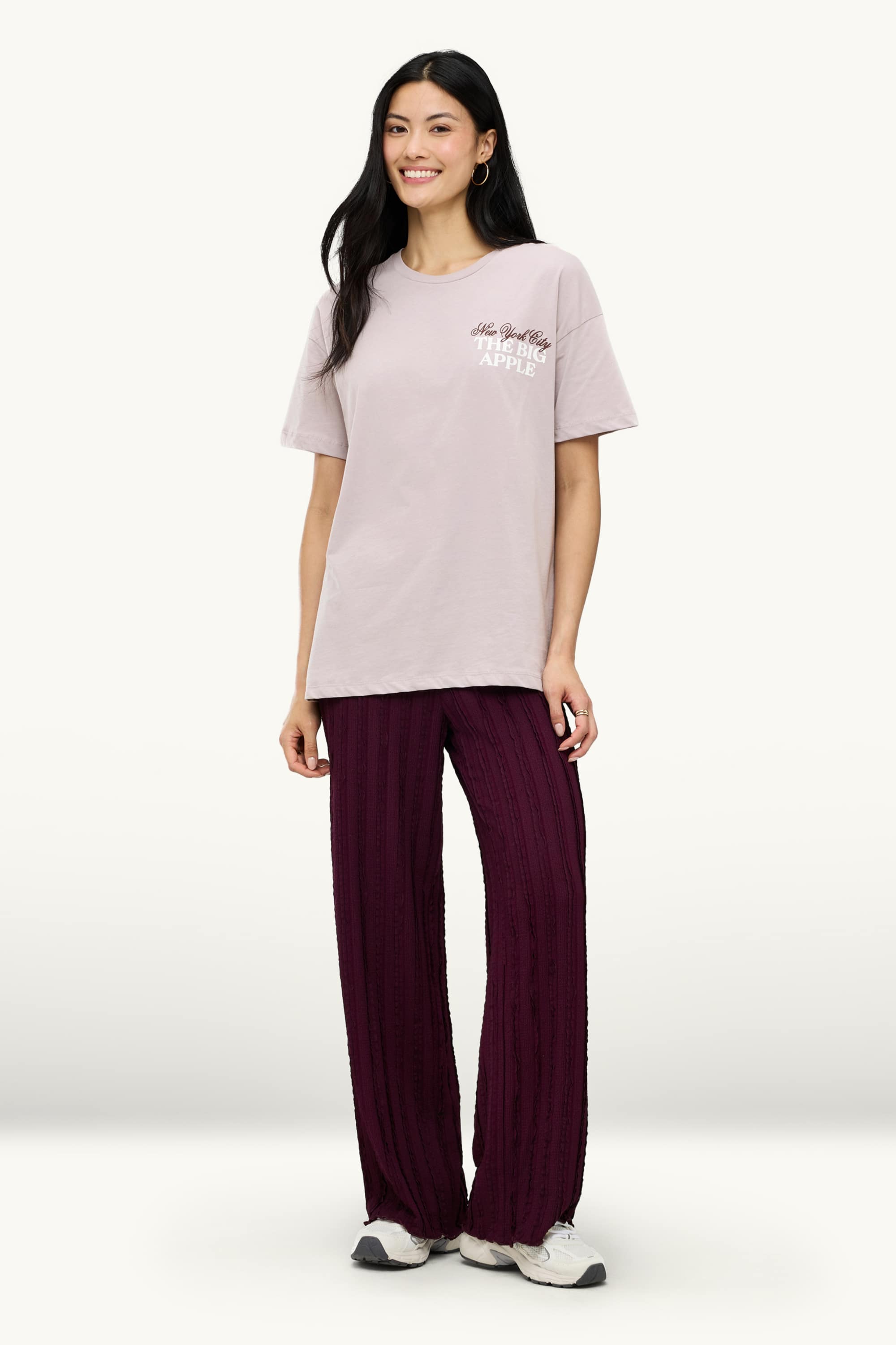 T-shirt - oversized lilac