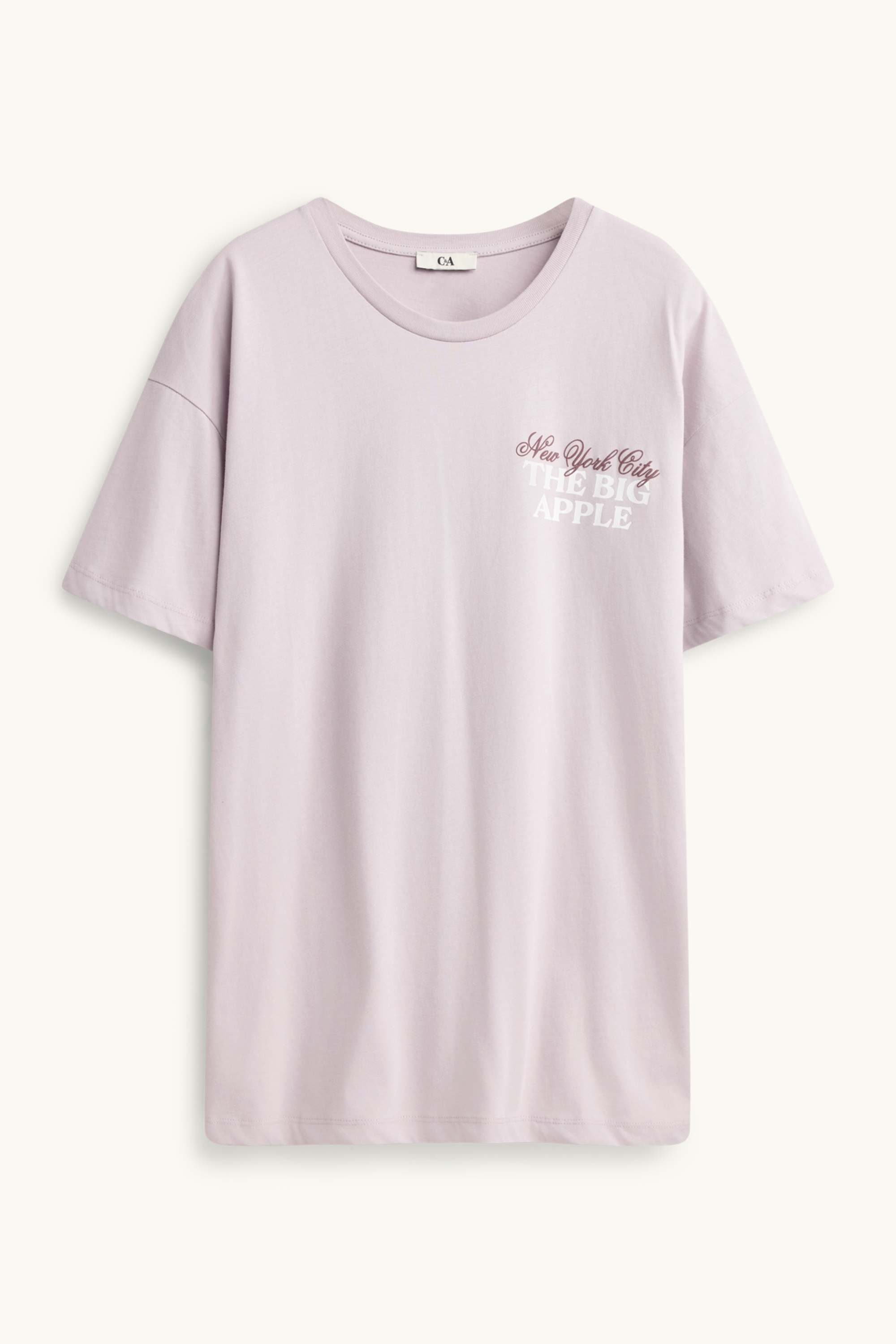 T-shirt - oversized lilac