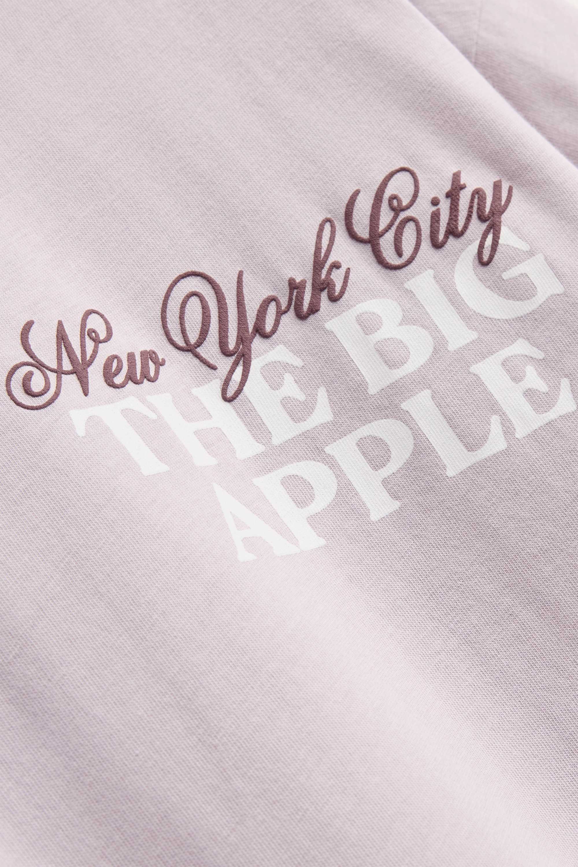 T-shirt - oversized lilac