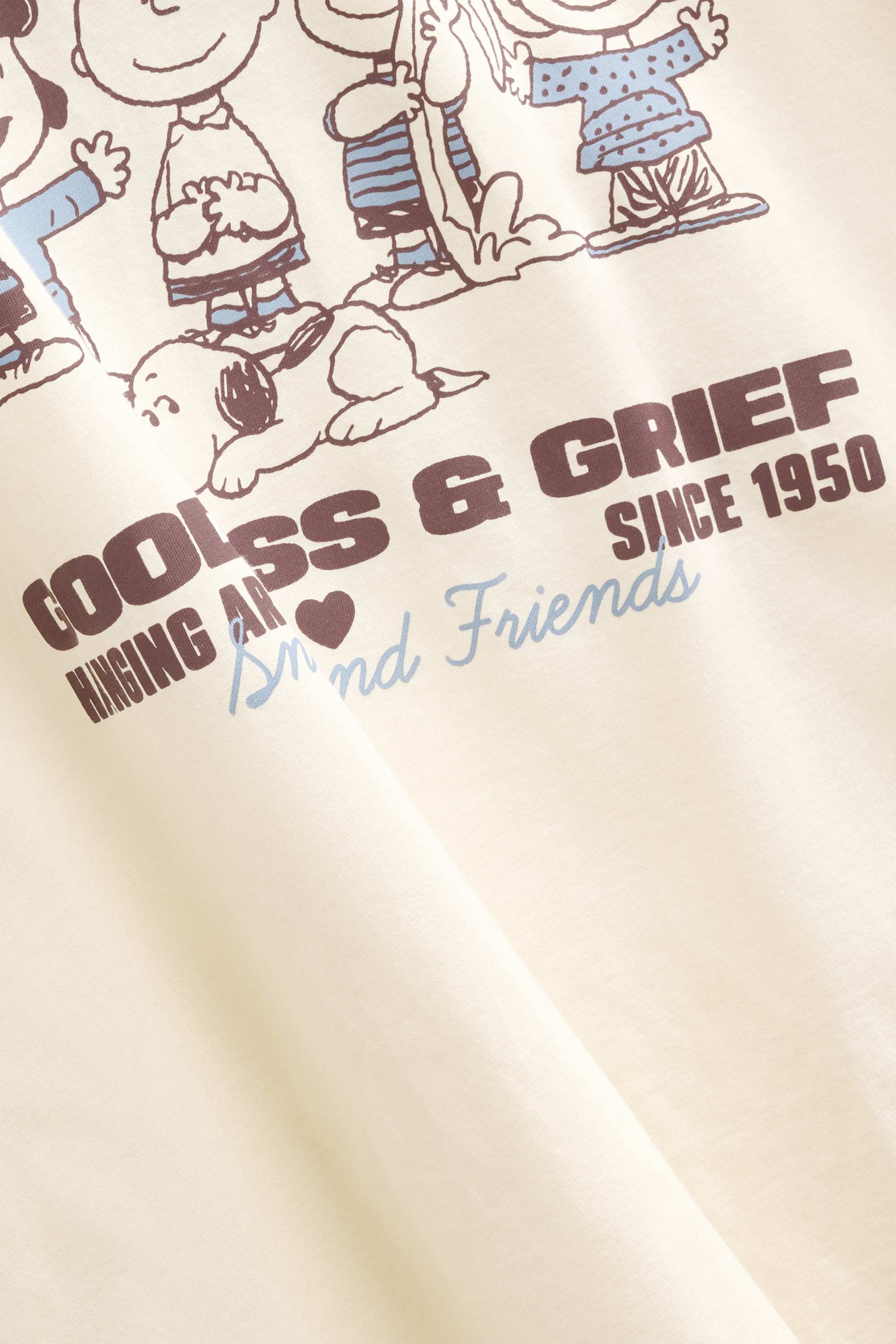 T-shirt - oversized - Peanuts cremewhite