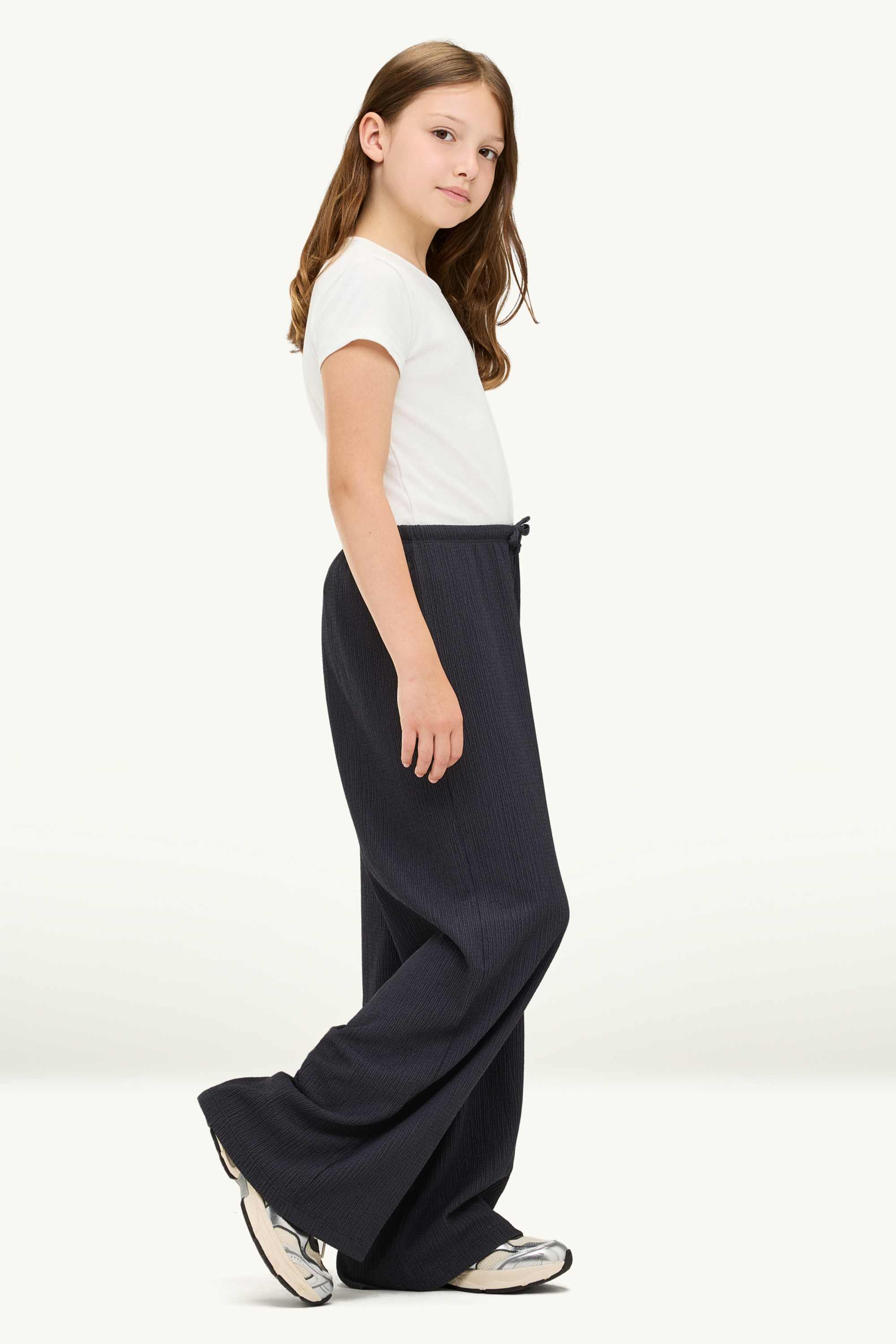 Cloth trousers - palazzo black