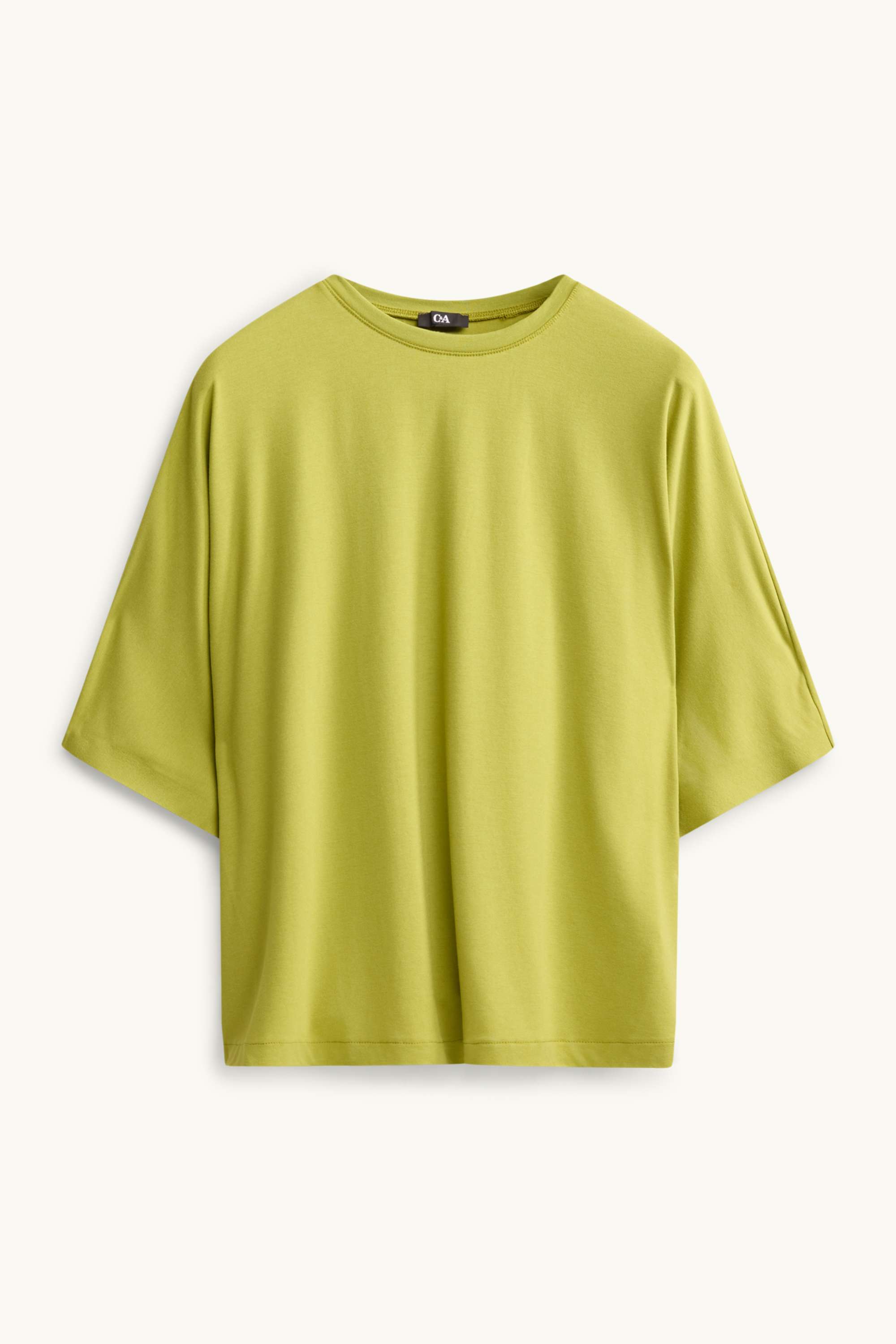T-shirt - relaxed fit mustard yellow