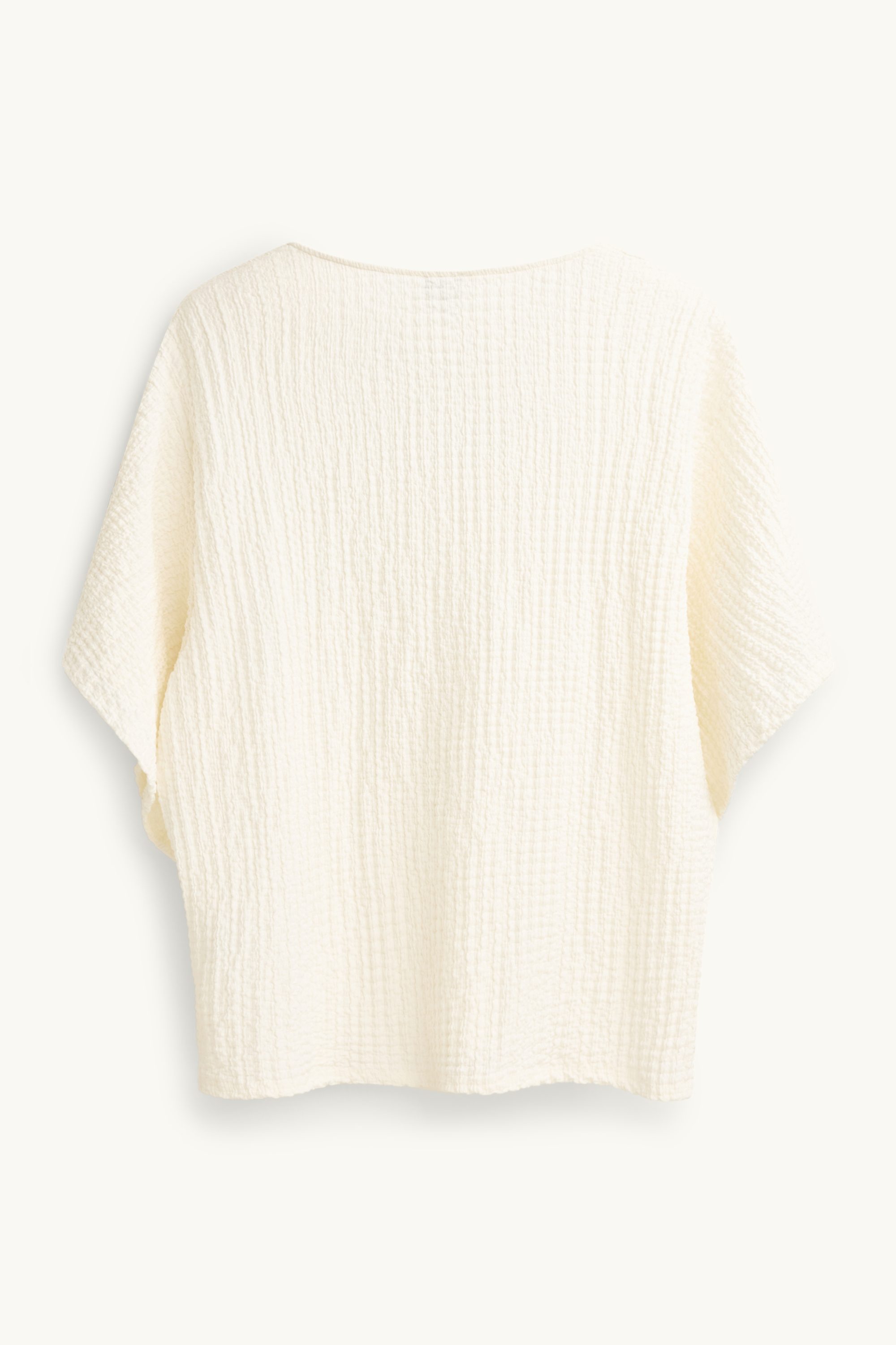 V-neck T-shirt - regular fit cremewhite
