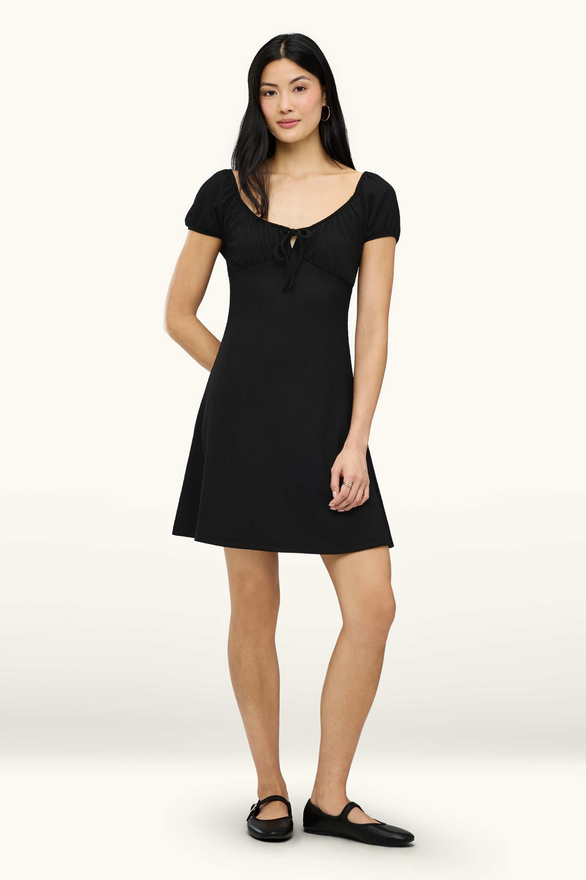 A-line dress black