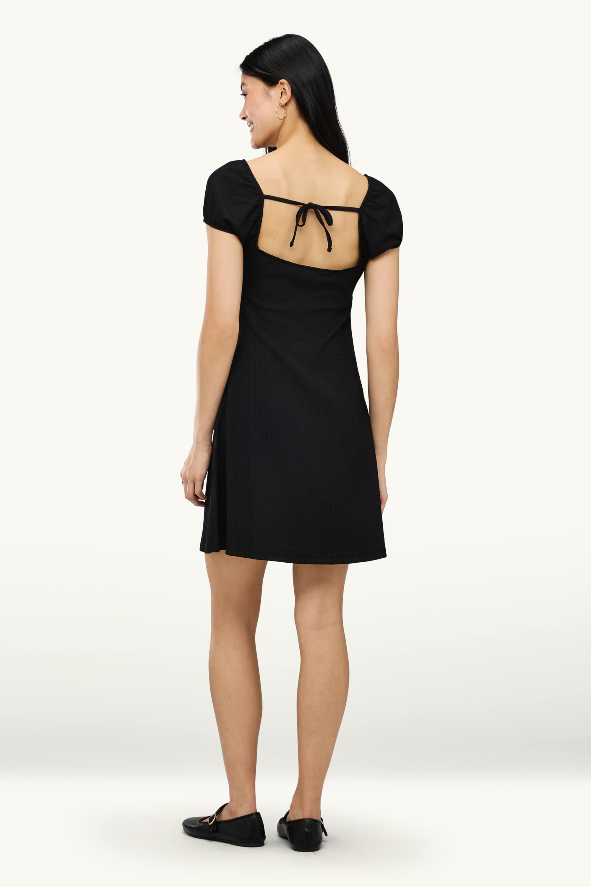 A-line dress black