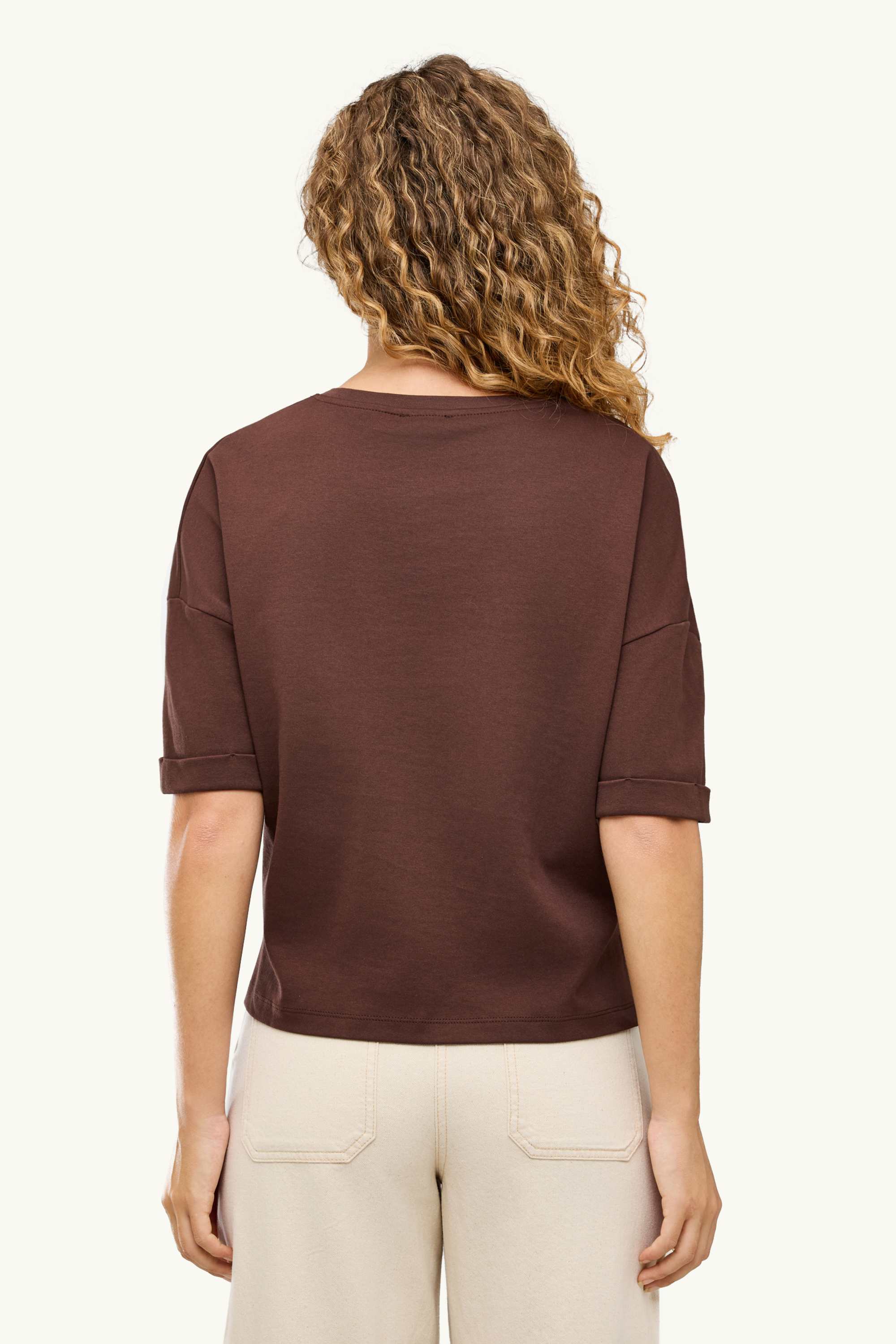 T-shirt - relaxed fit brown