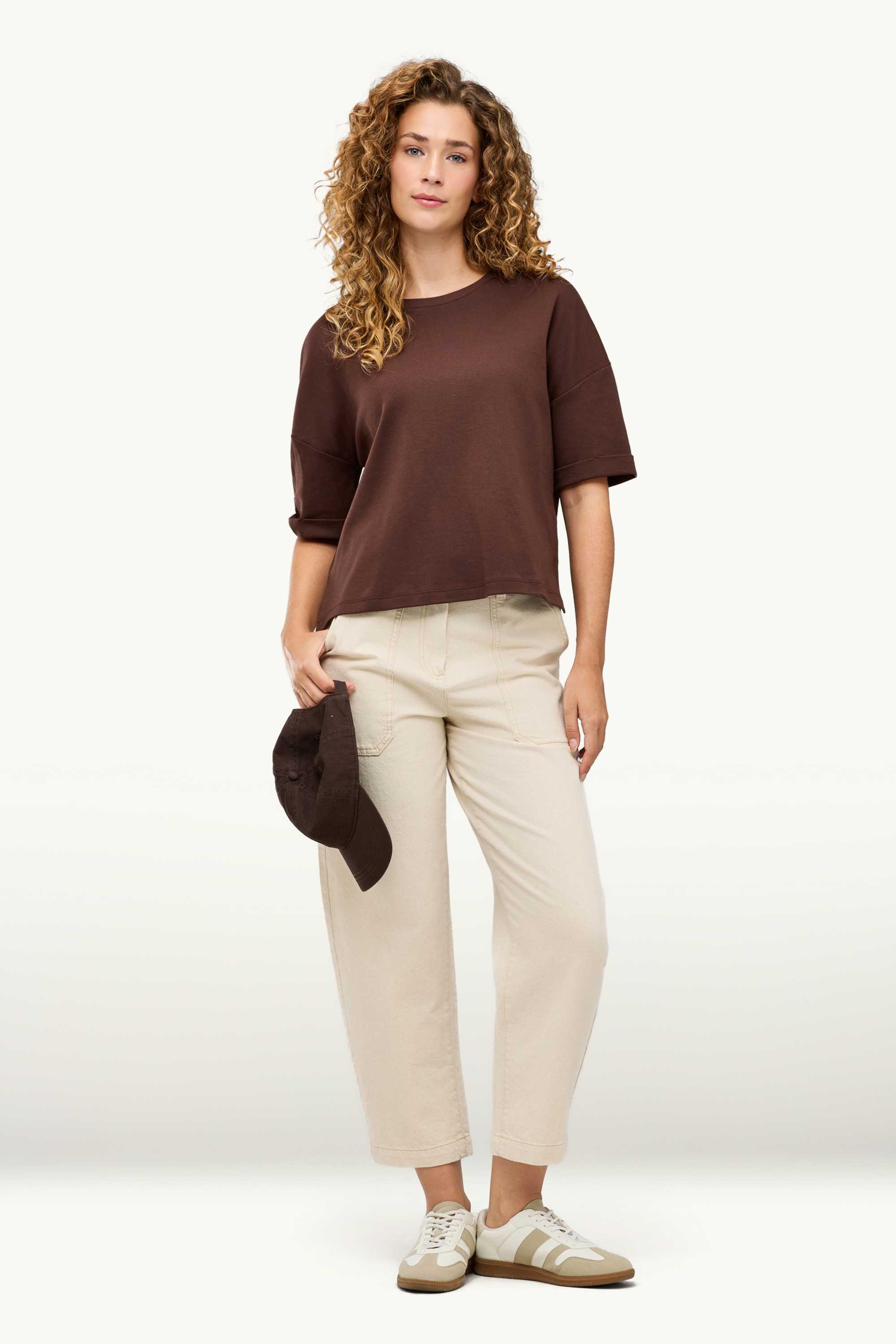 T-shirt - relaxed fit brown