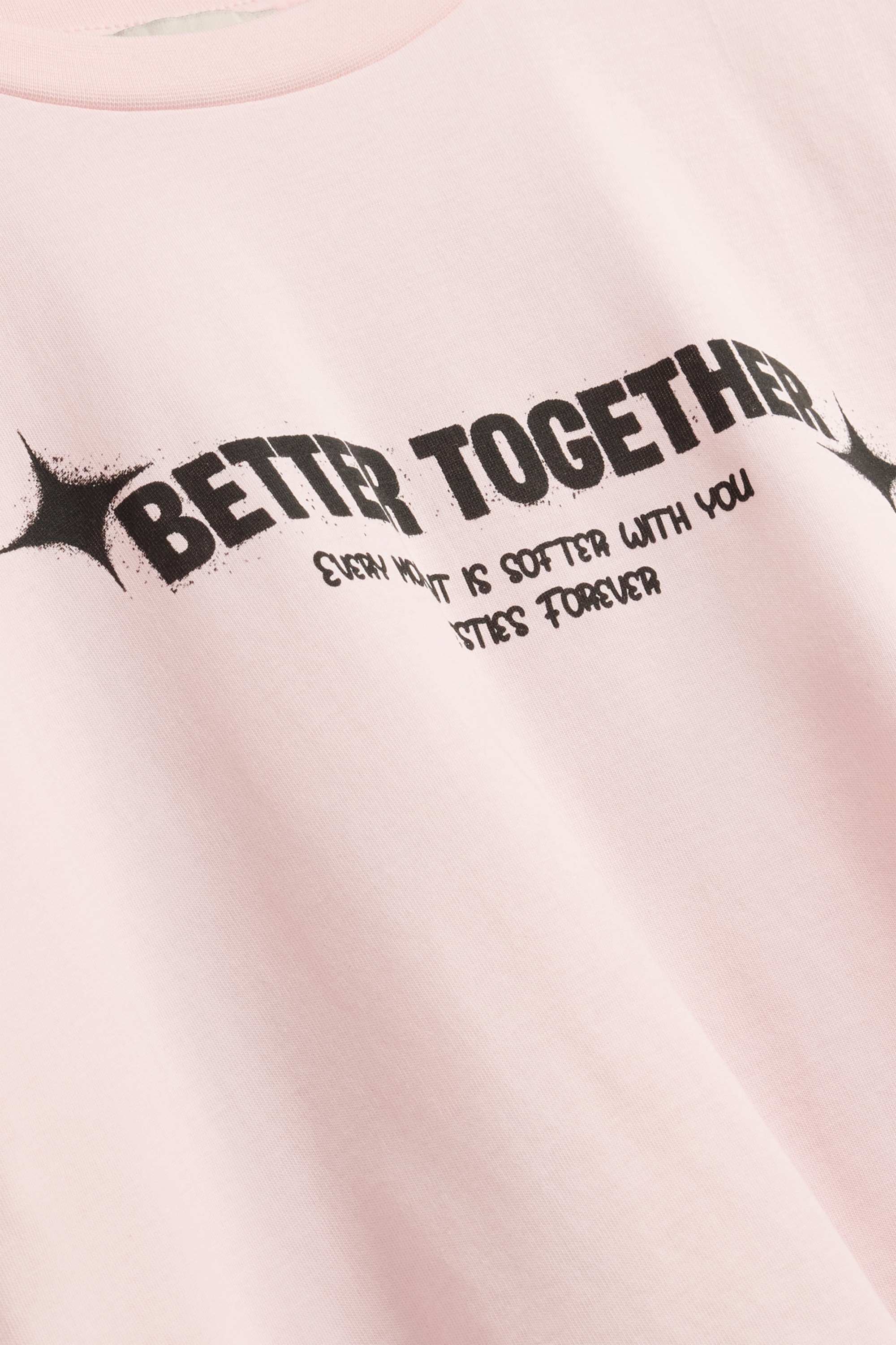 Teddy bears - short sleeve T-shirt - oversized rose