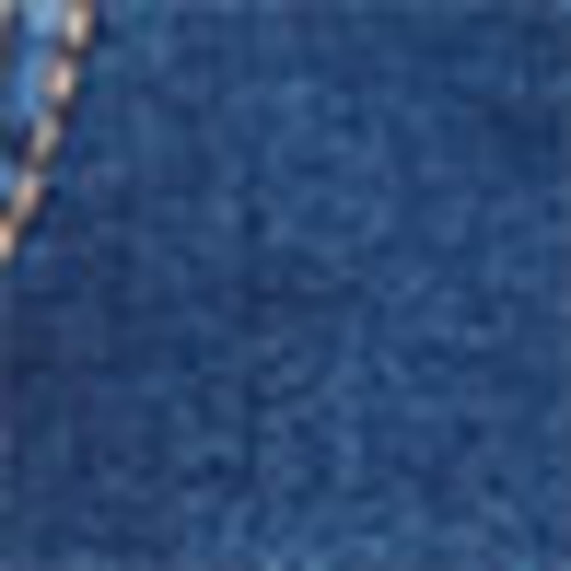 Denim shorts - mid-rise waist blue denim