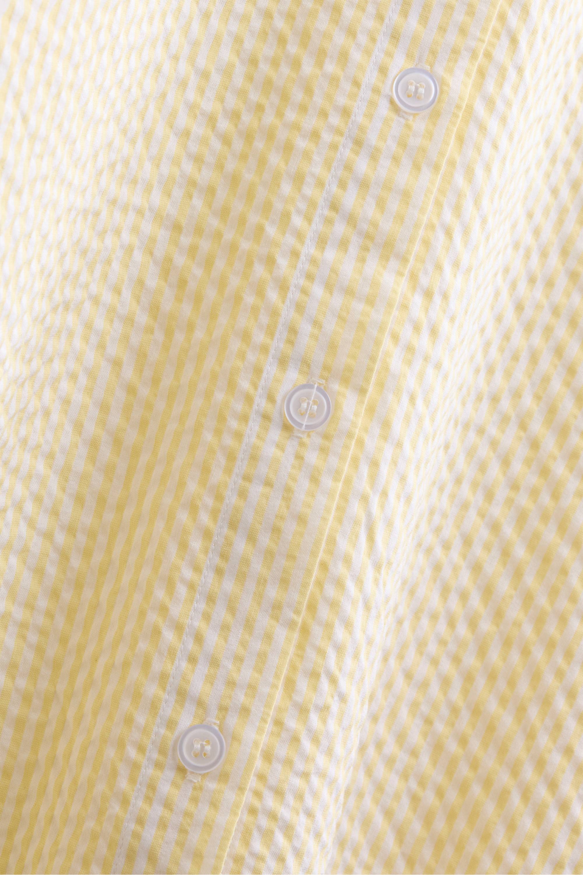 Shirt blouse - striped white / yellow