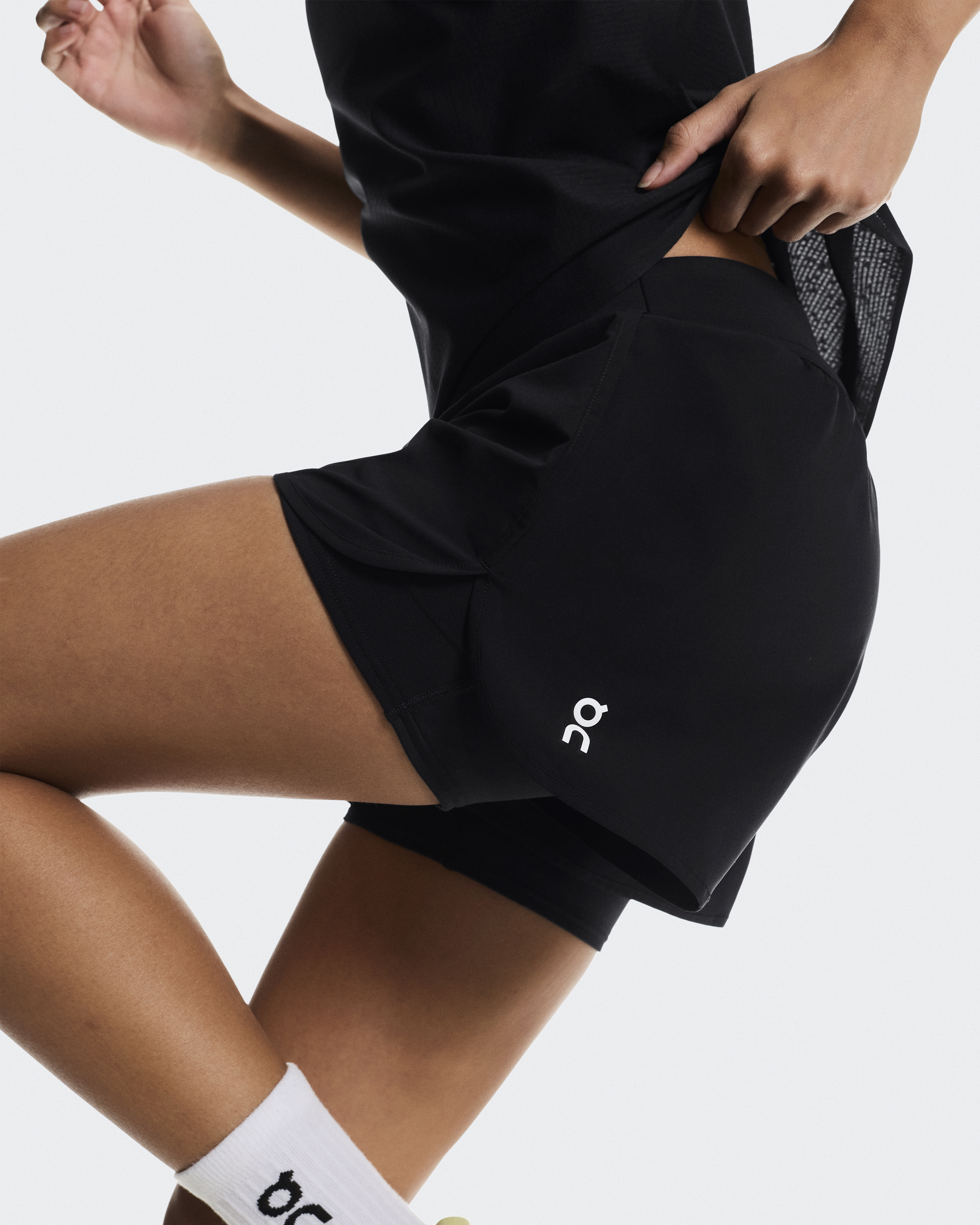 3" Court Shorts 2-in-1 - Black