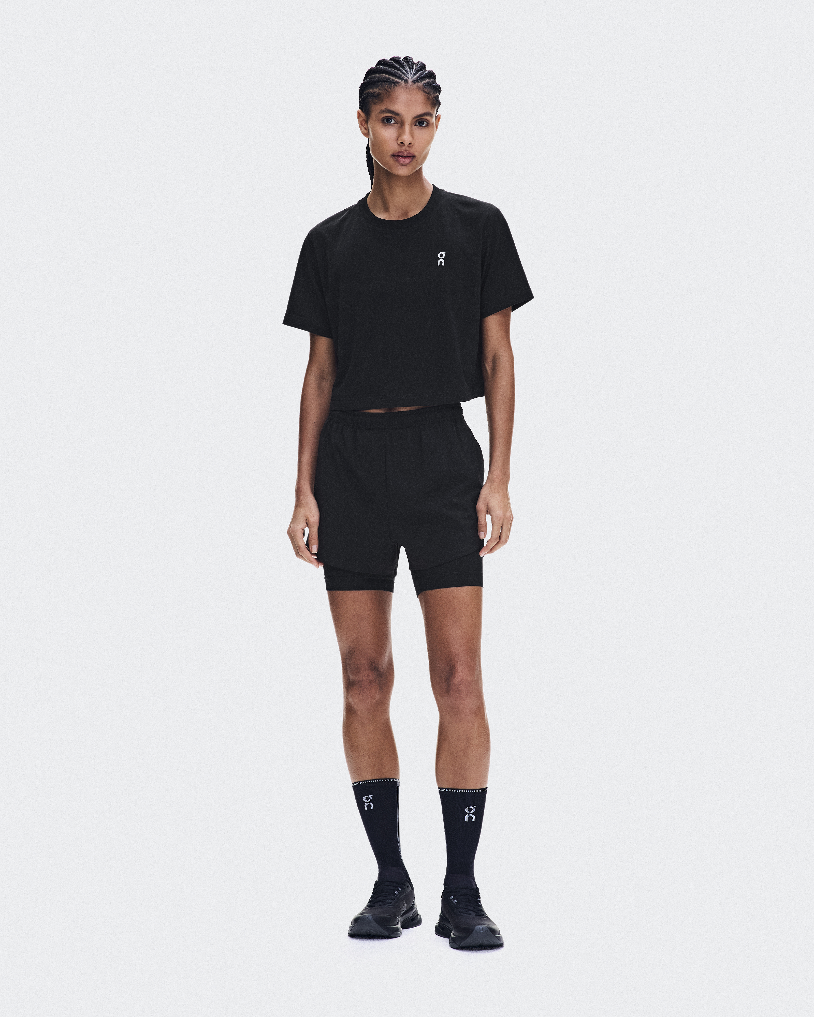 Train 2-in-1 Shorts - Black