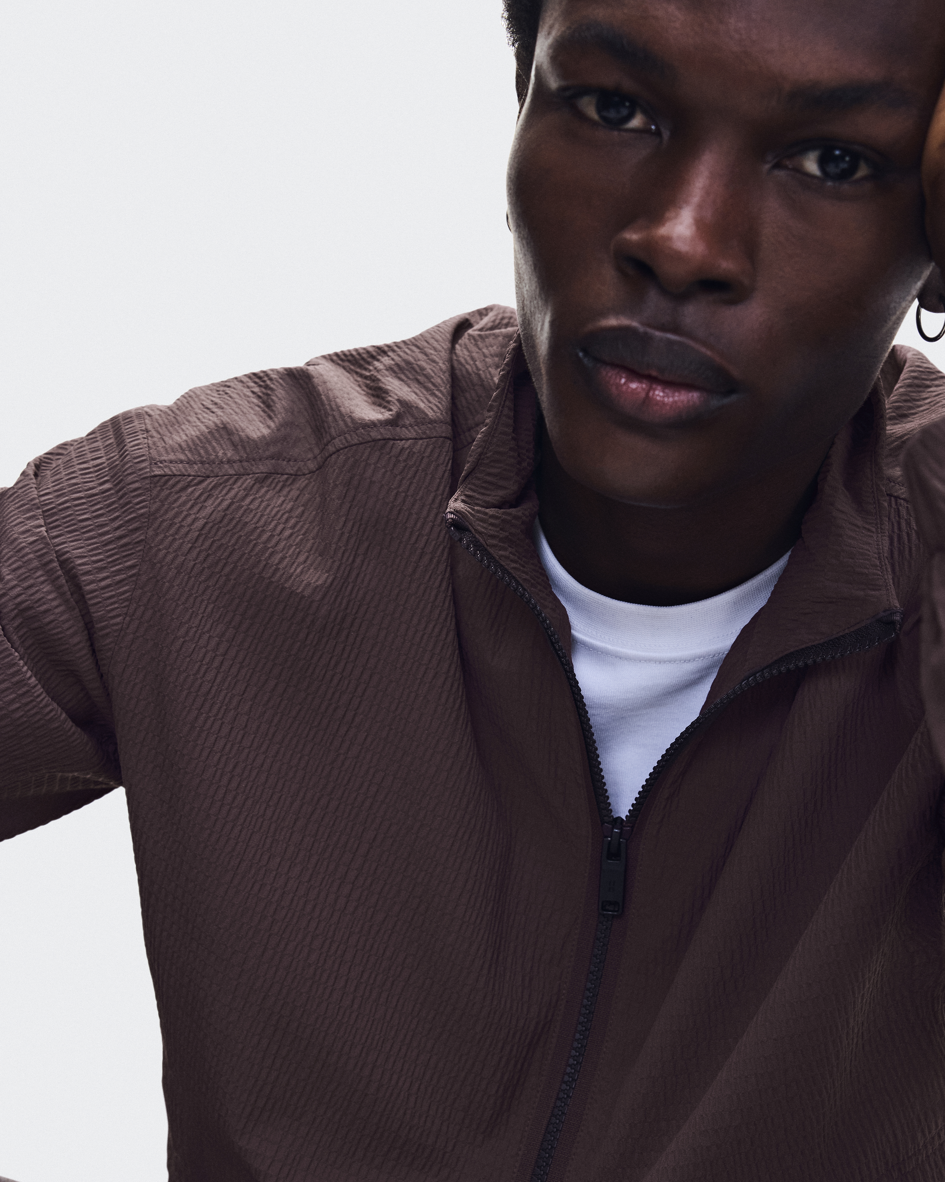 Courtside 1/2 Zip Eaze - Mulberry