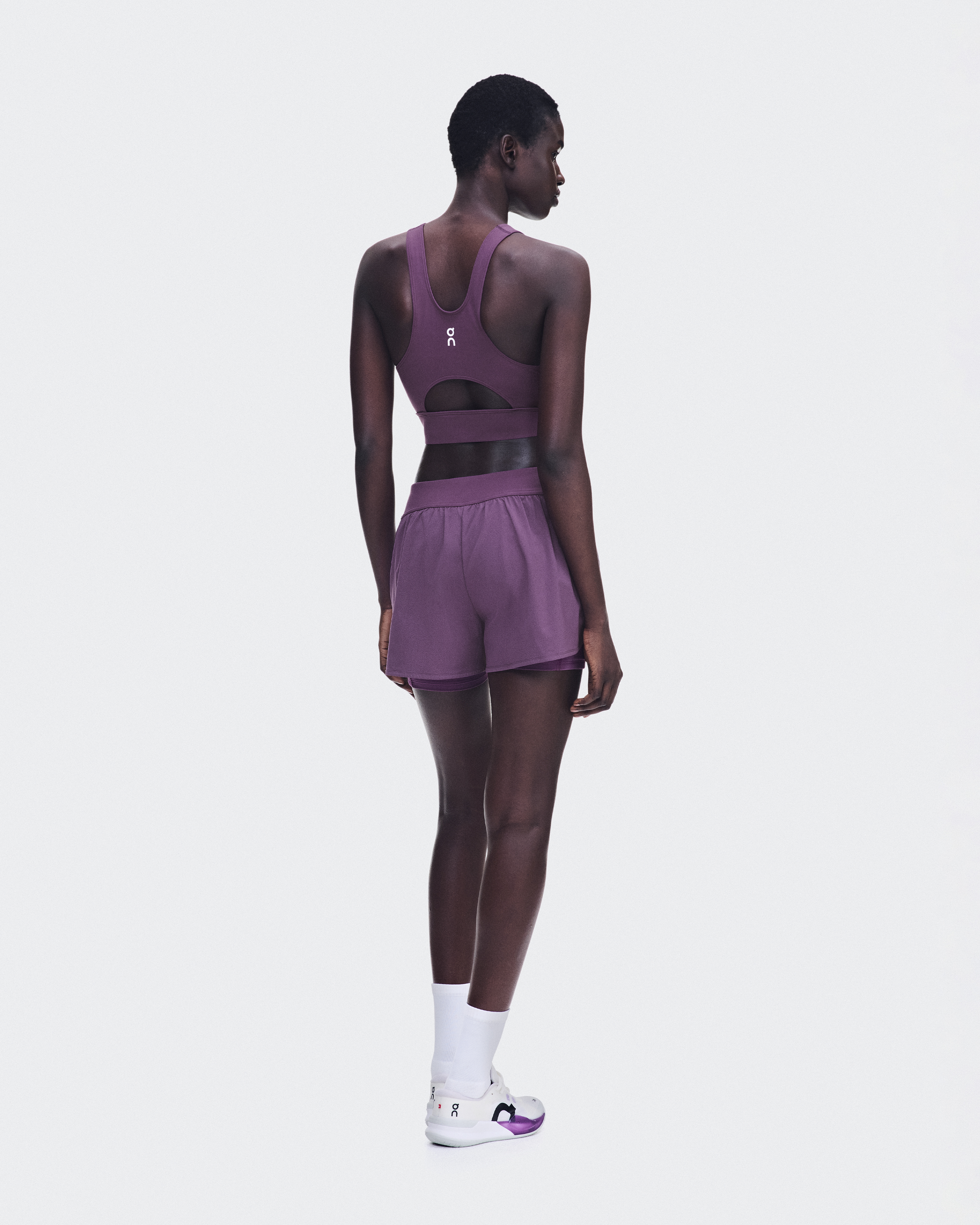 Court Crop Top - Cassis