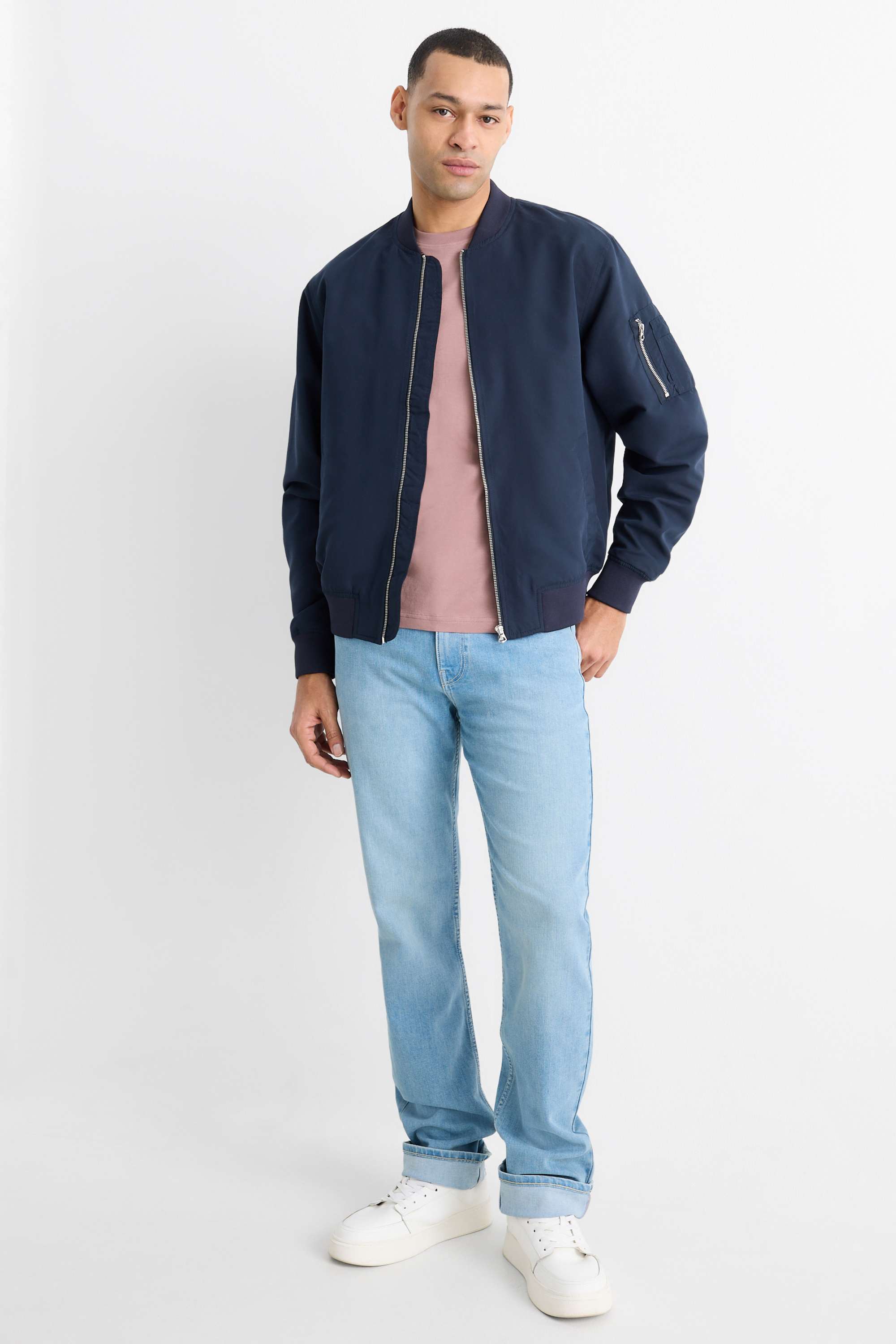 T-shirt - regular fit light violet