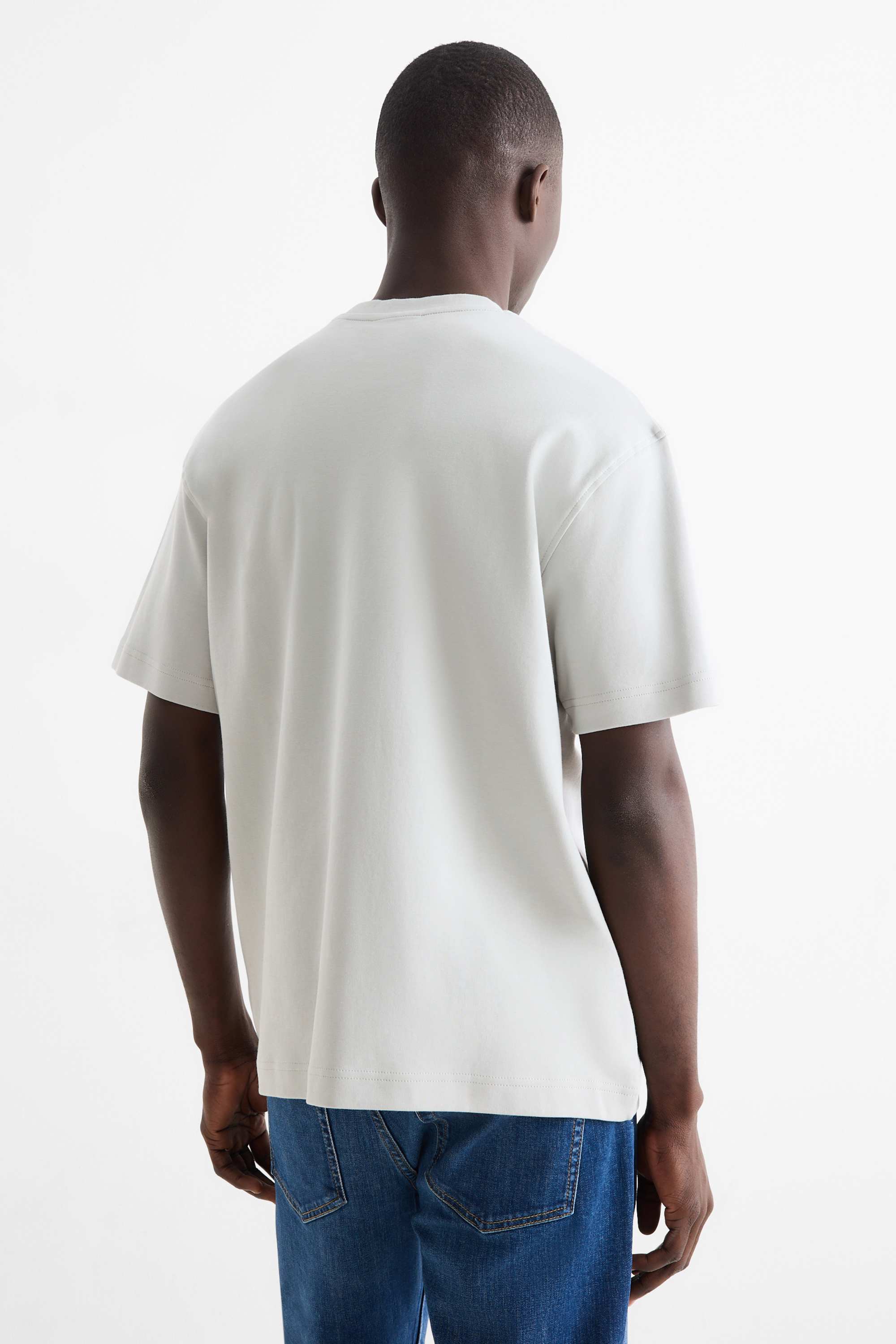 T-shirt - relaxed fit light gray (12)