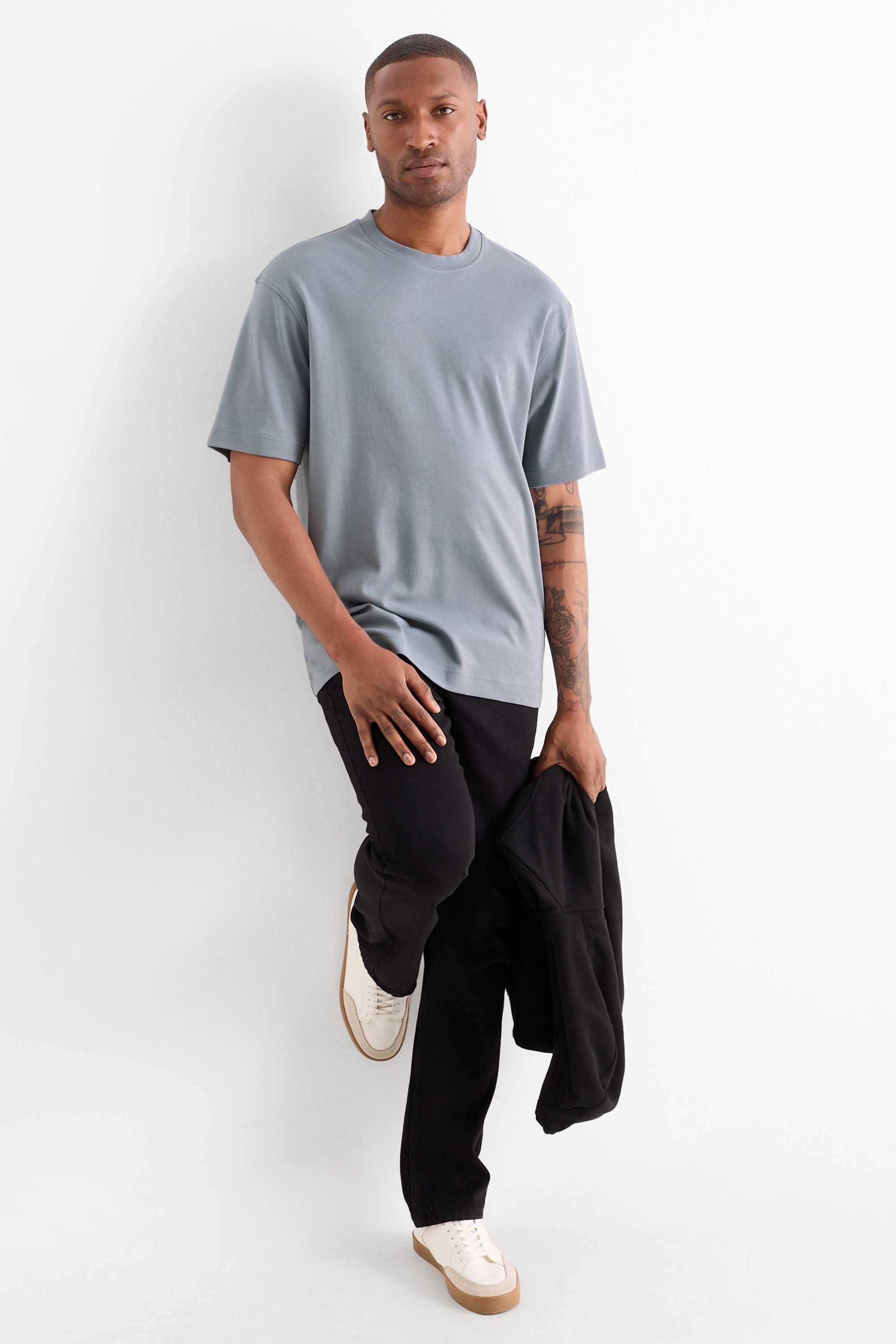 T-shirt - relaxed fit gray