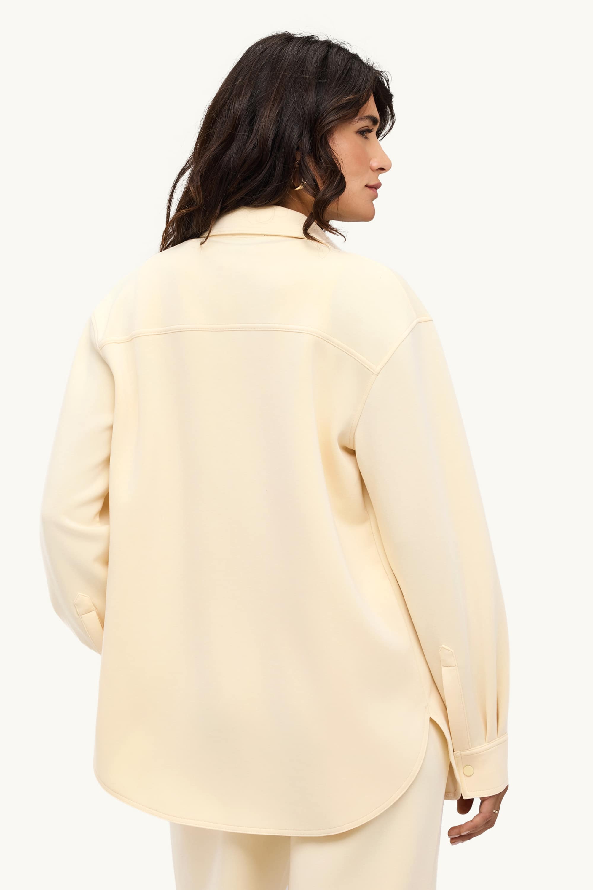 Shirt blouse cremewhite