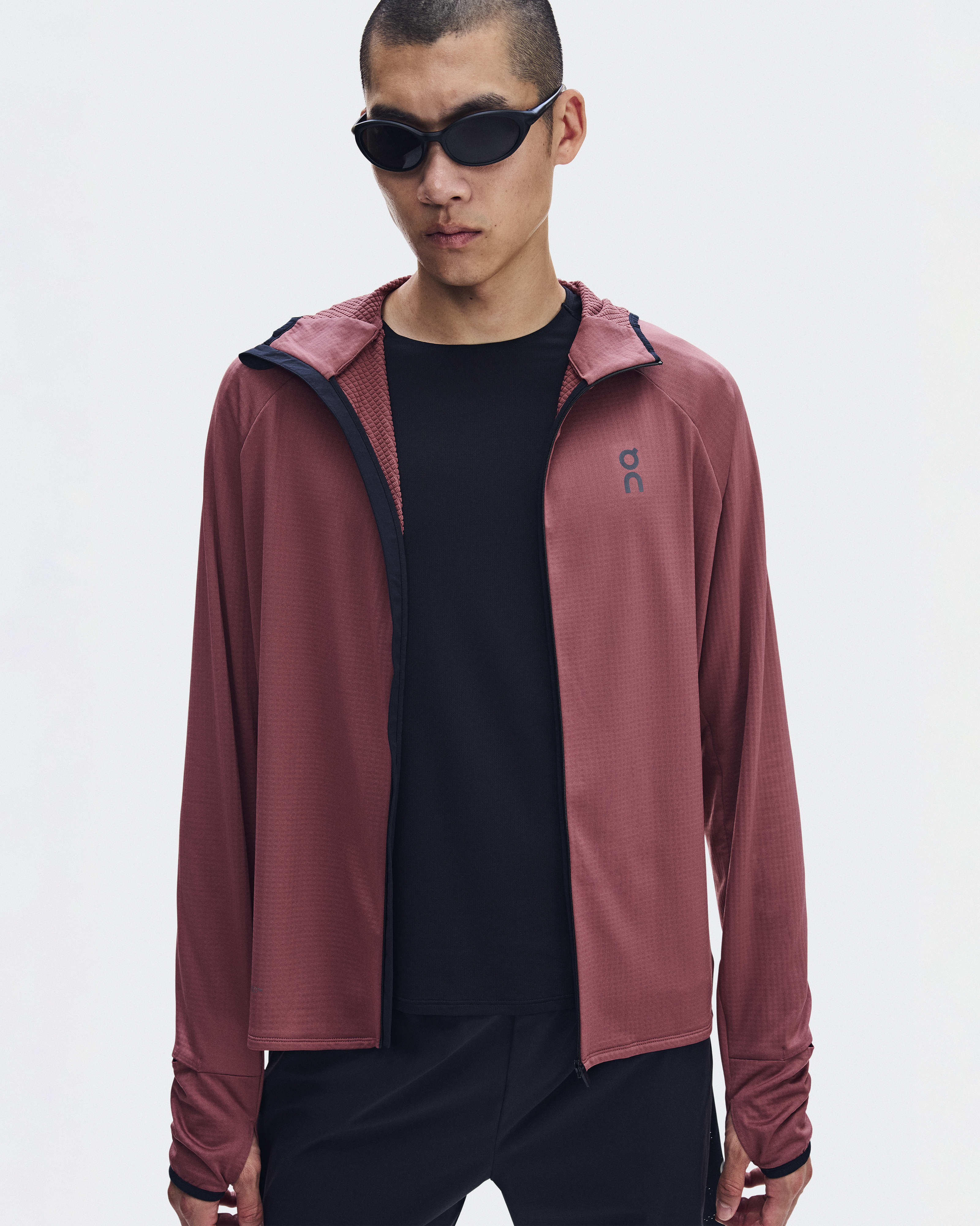 Climate Zip Hoodie - Barberry