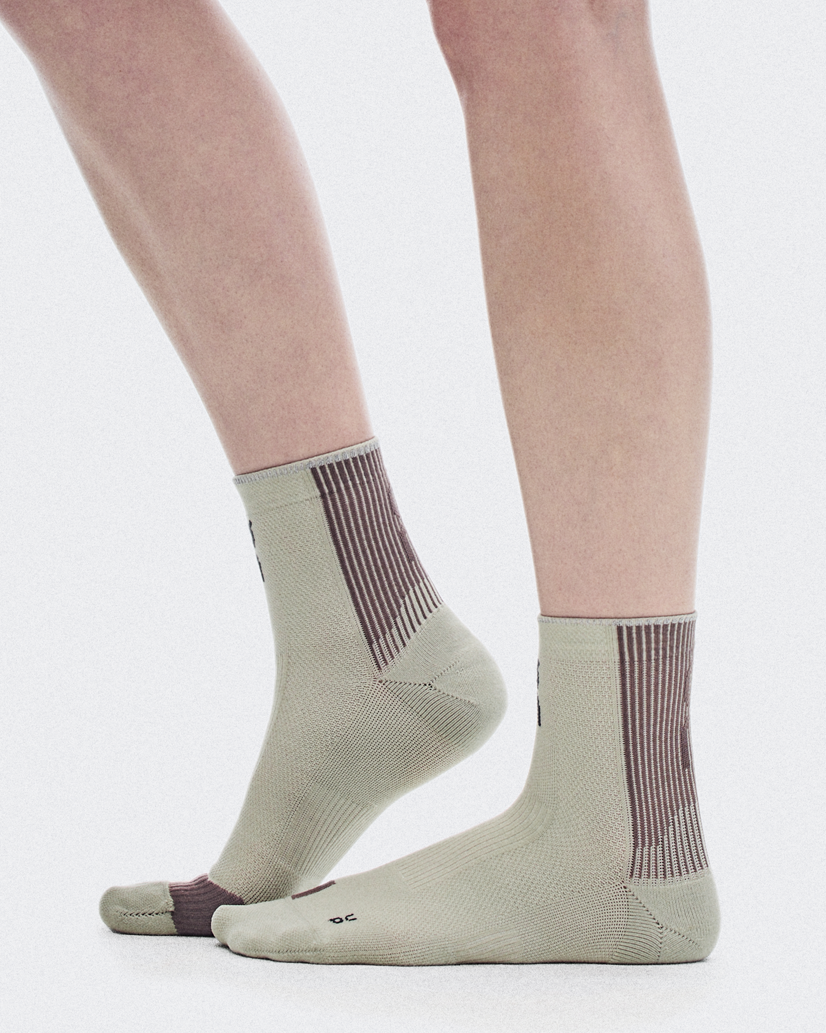 Performance Run Sock Mid - Brume | Clove