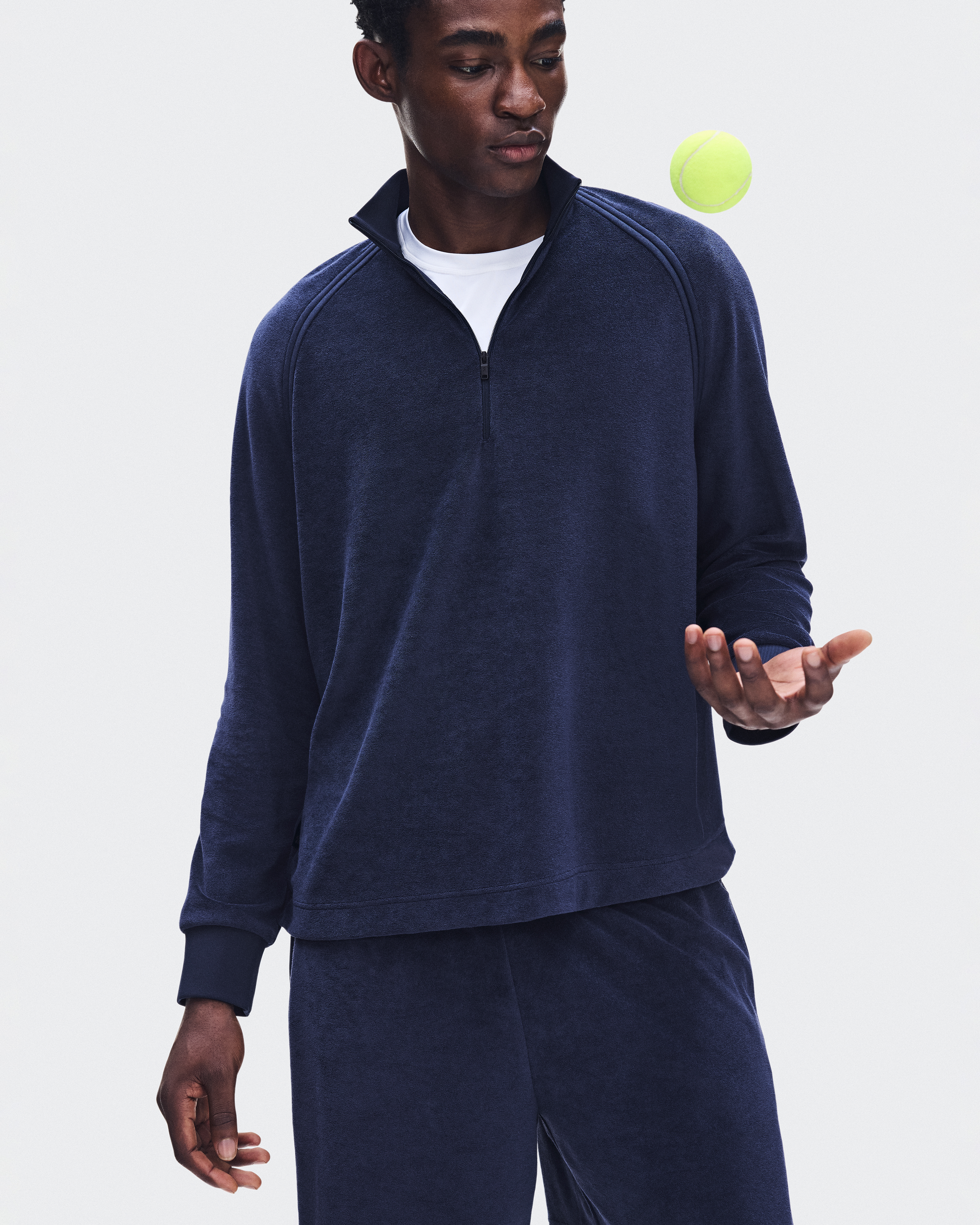 Courtside Pullover Terry - Inkwell