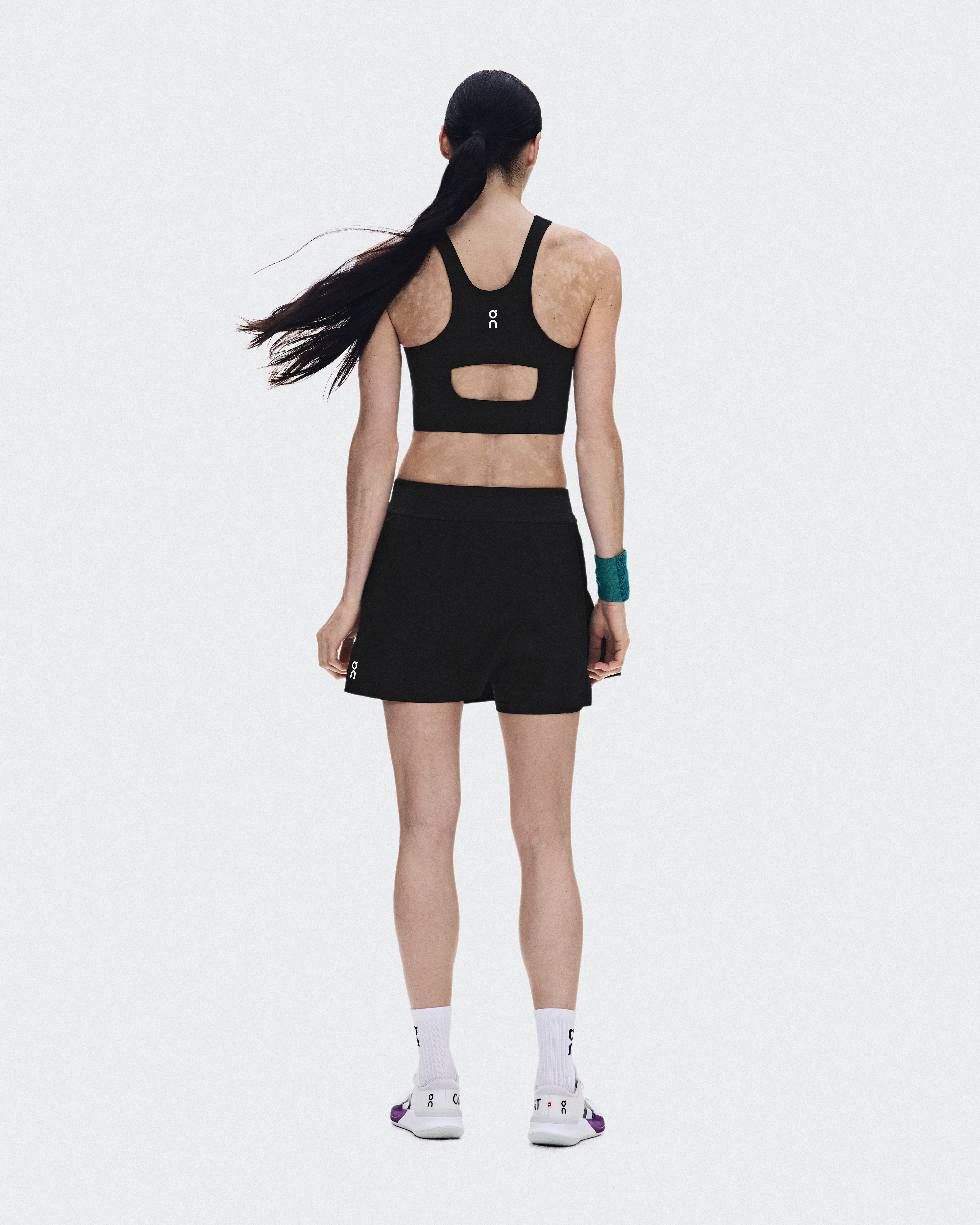 Court Skirt Split - Black