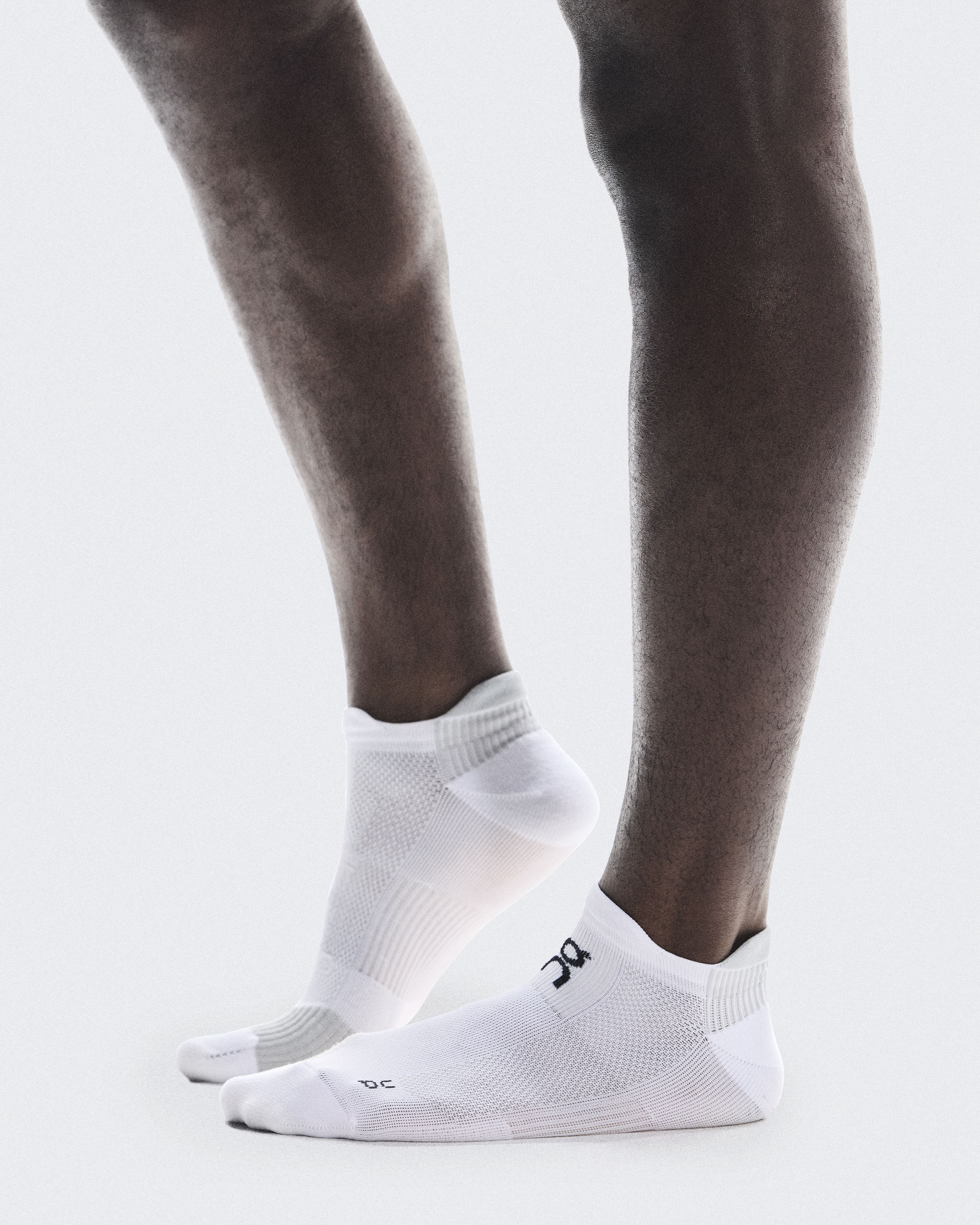 Performance Run Sock Low - White | Glacier