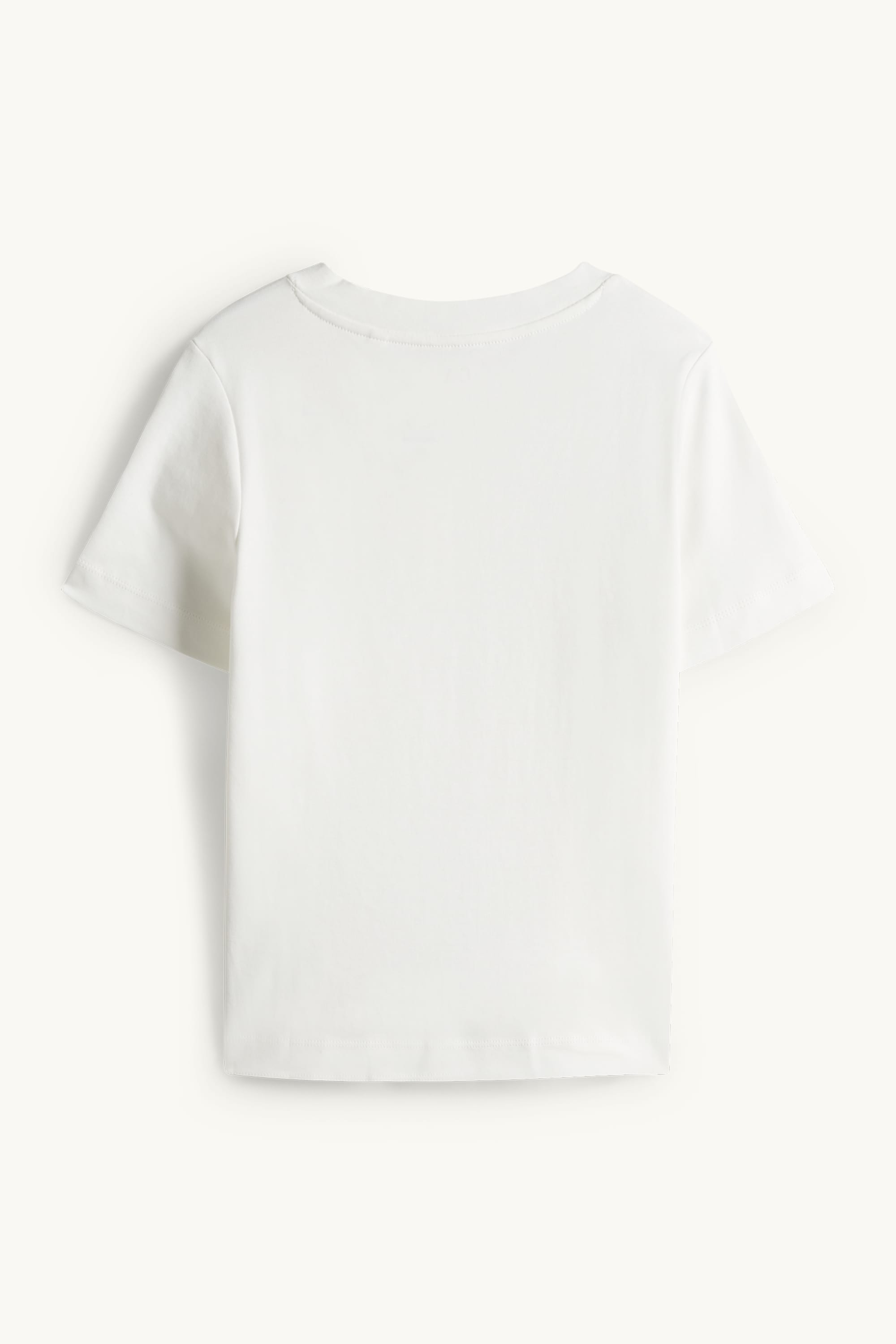 V-neck T-shirt - slim fit white