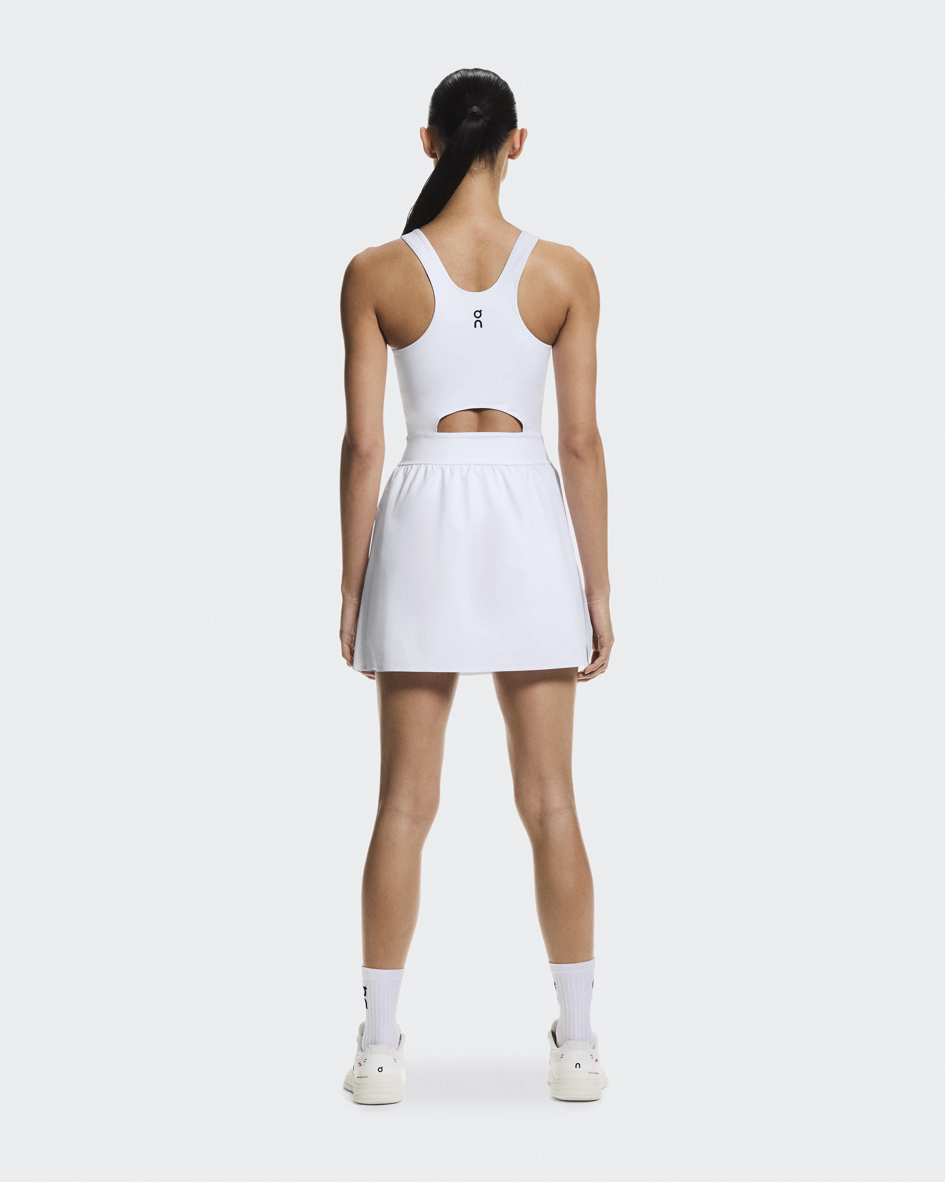 Court Dress Split - White