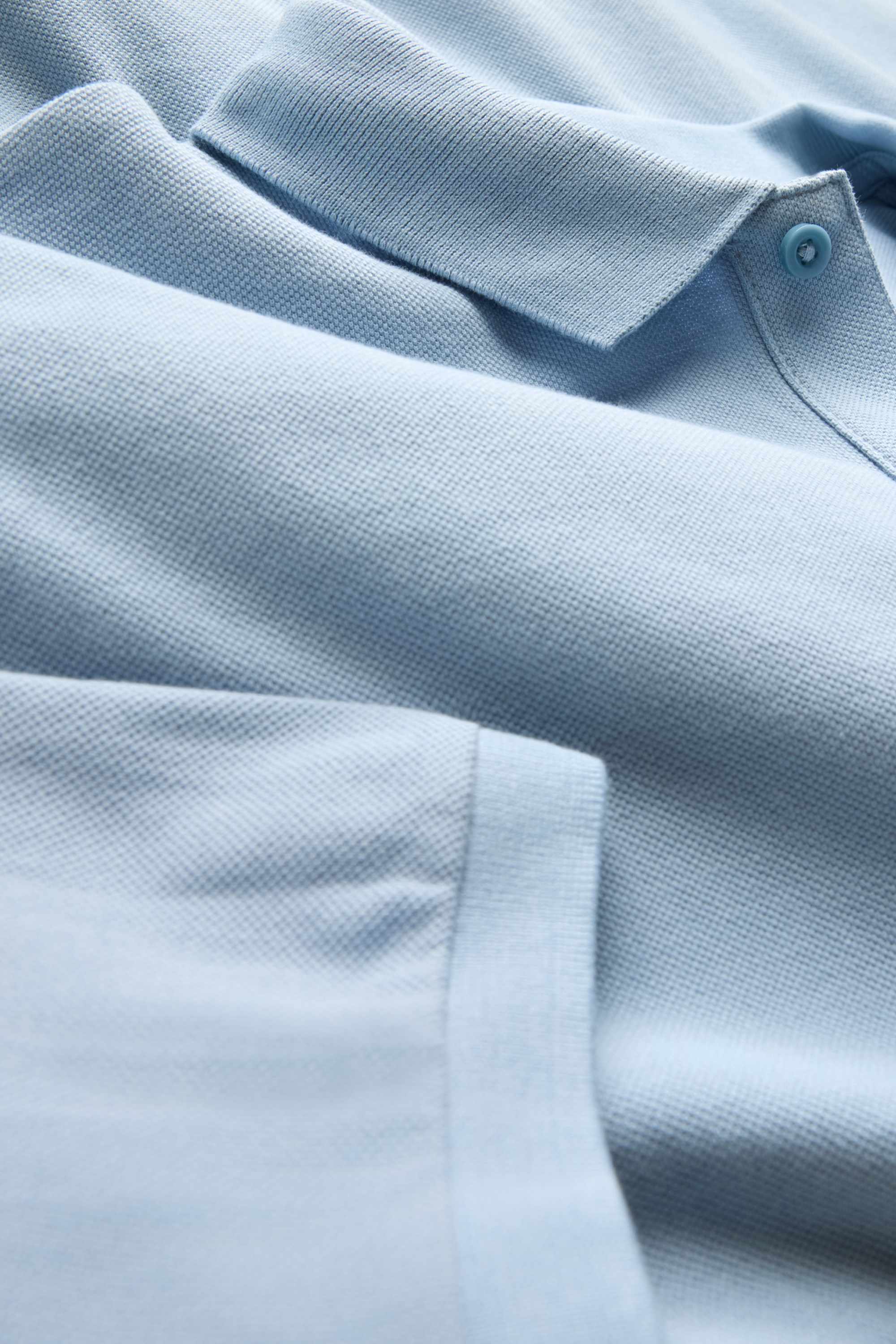 Polo shirt - regular fit light blue