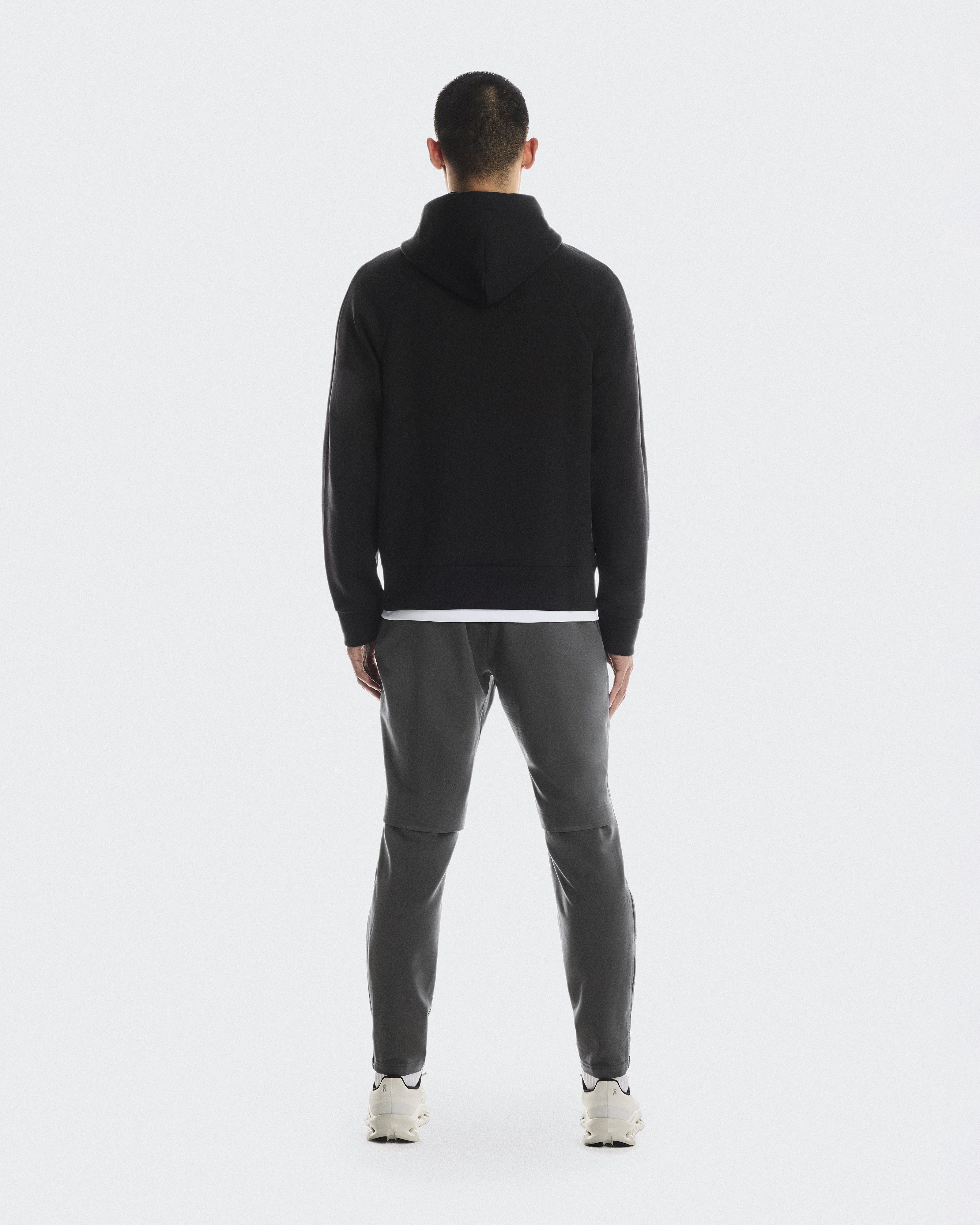 Focus Tech Zip Hoodie - Black