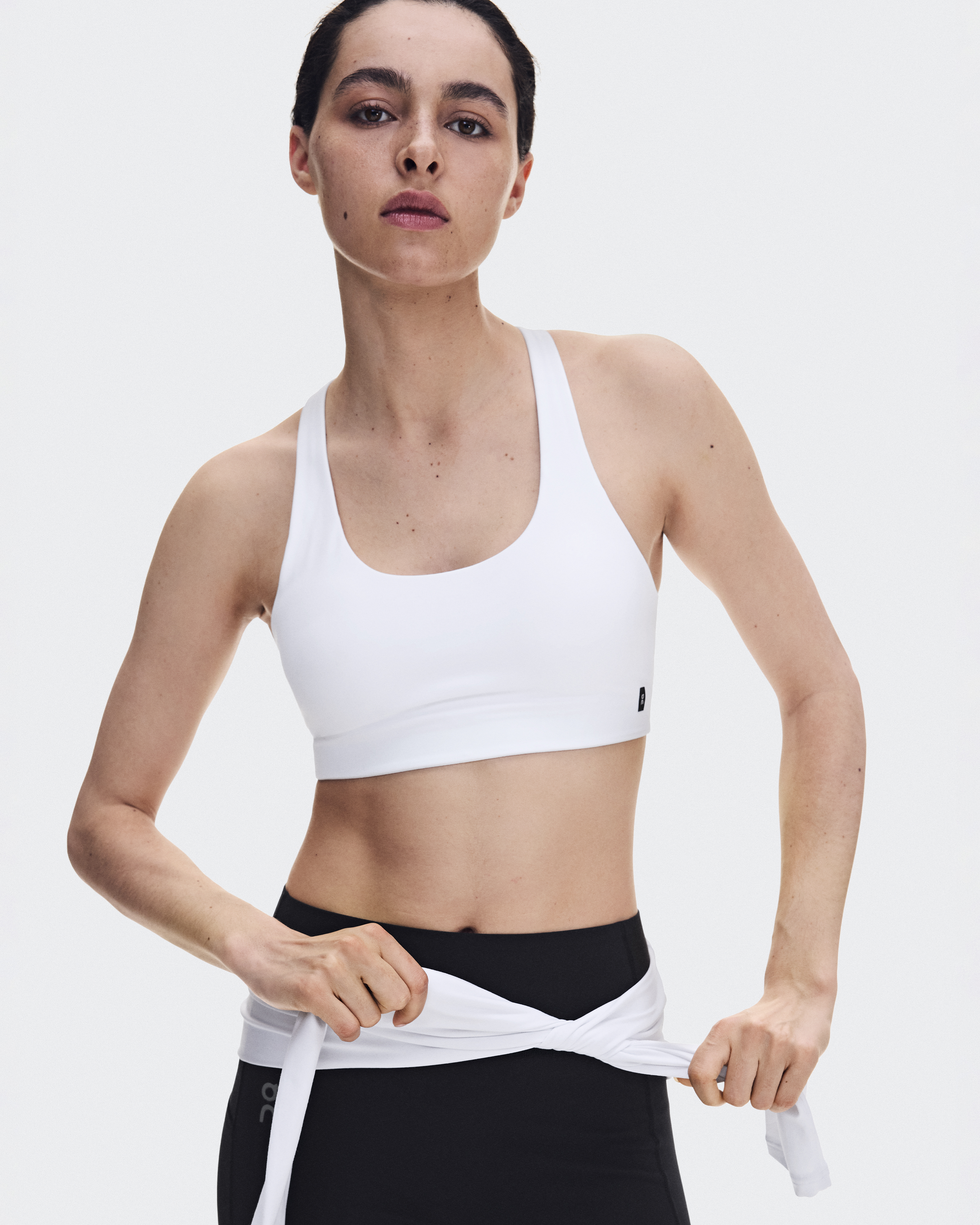 Studio Racerback Bra - White