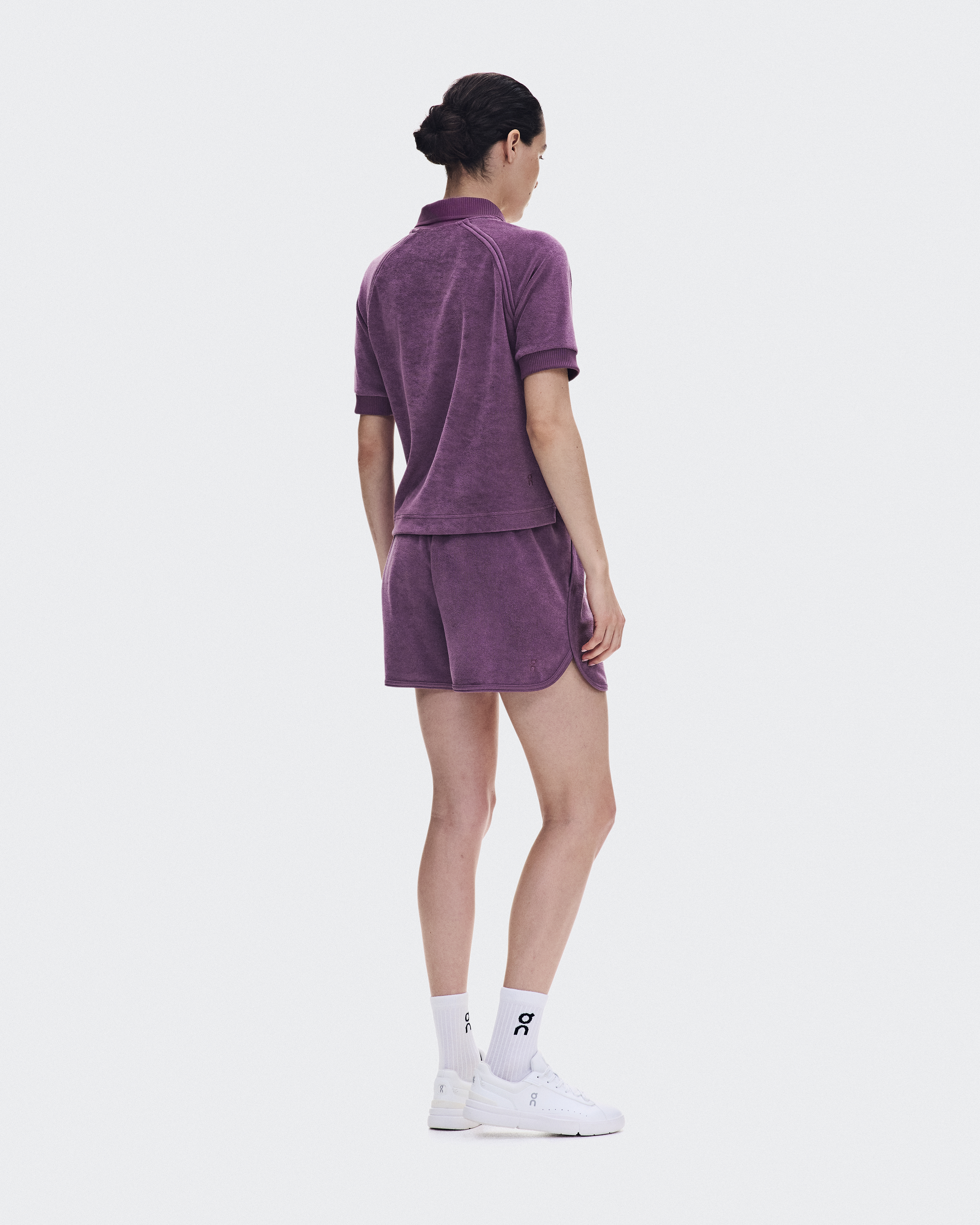Courtside Polo Terry - Cassis