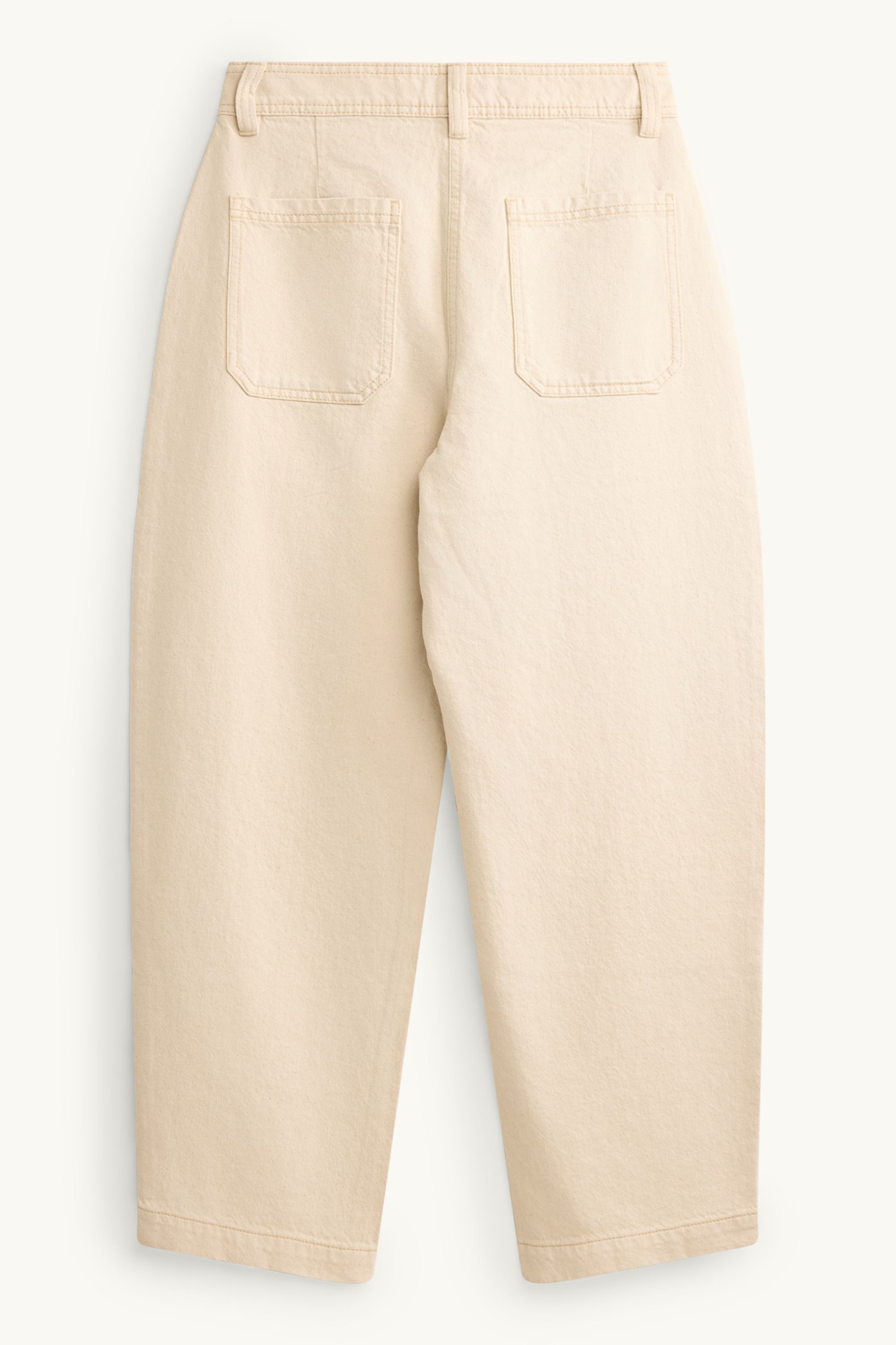 Barrel jeans - high waist creme