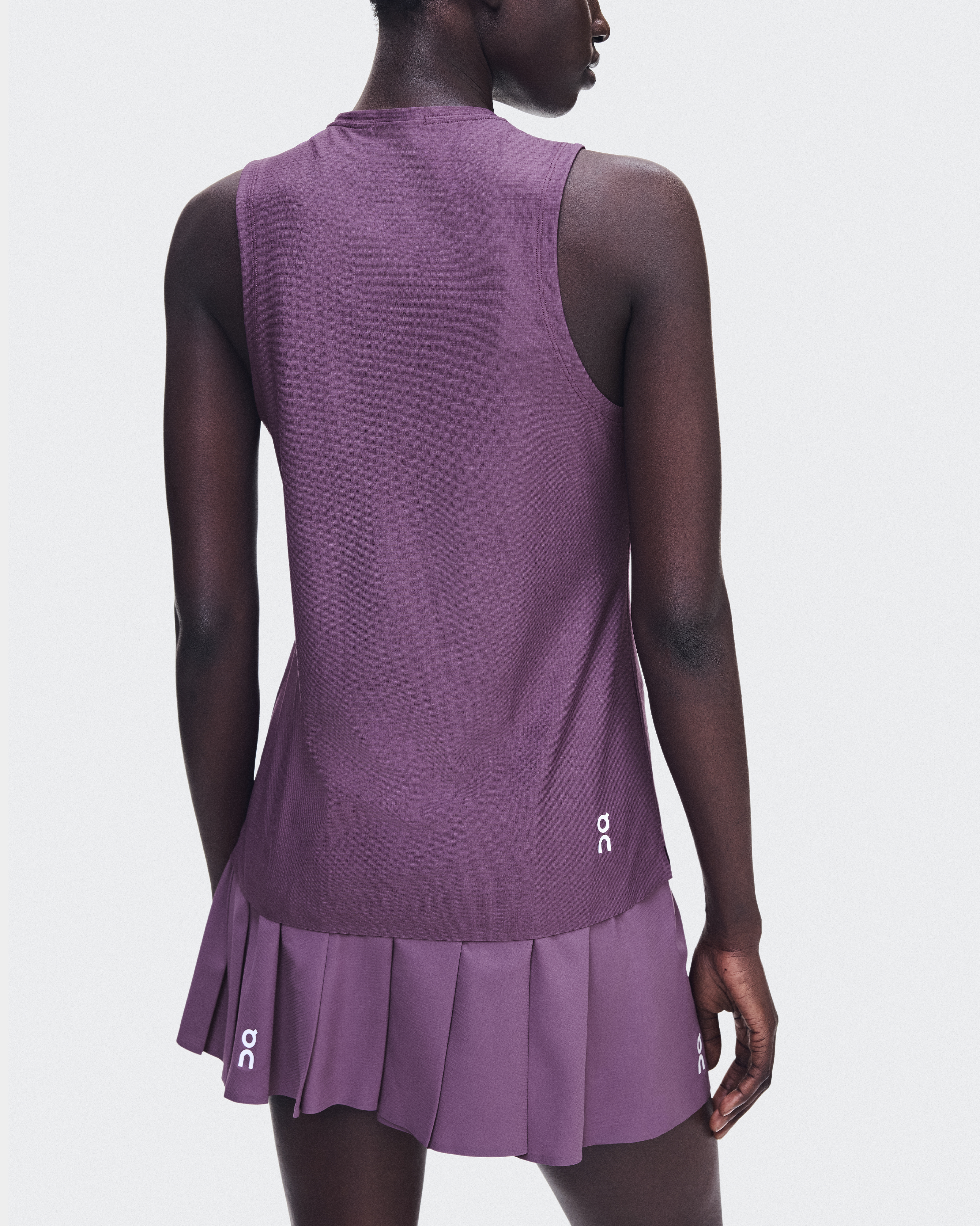 Court Skirt Pleated - Cassis