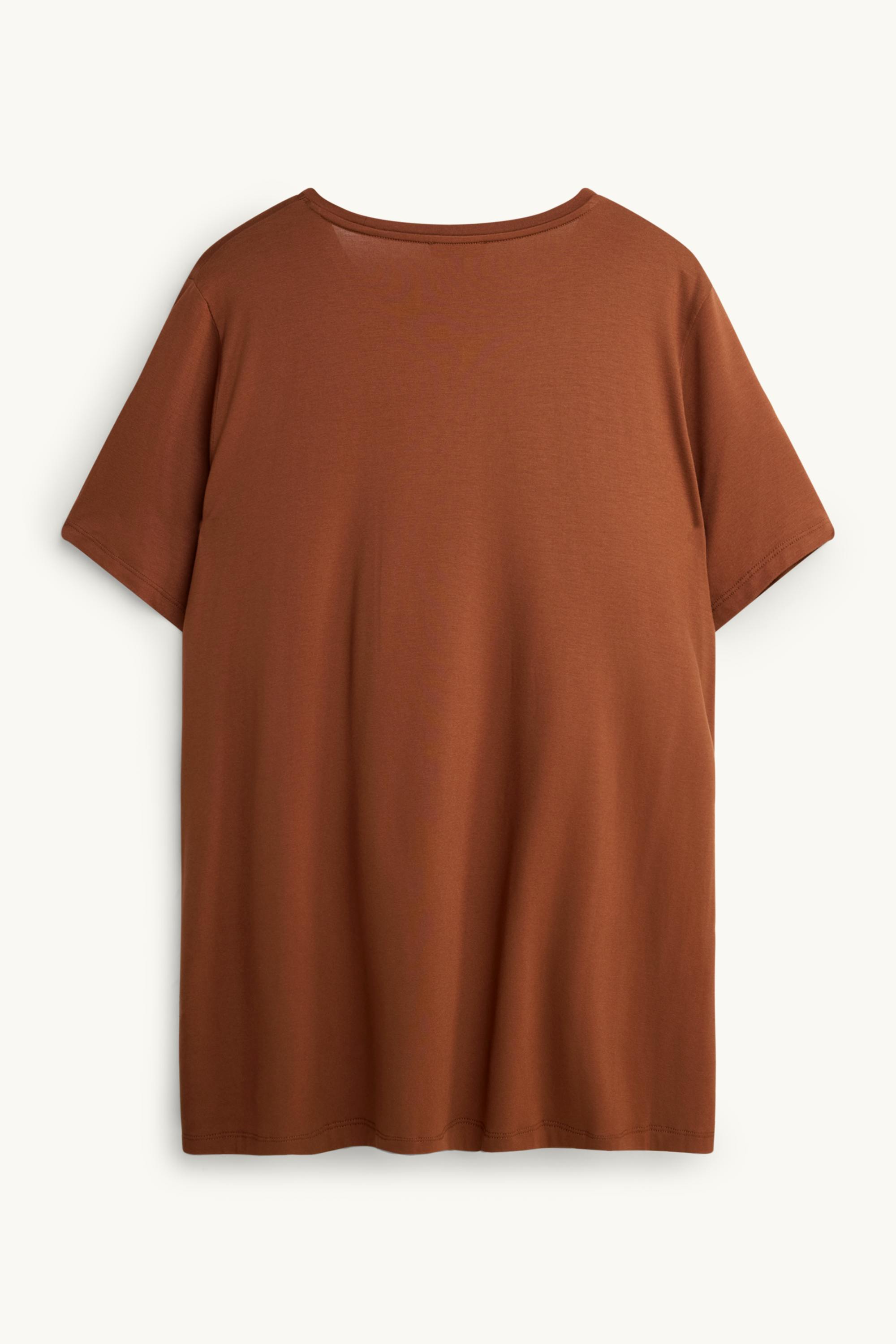 T-shirt - relaxed fit brown