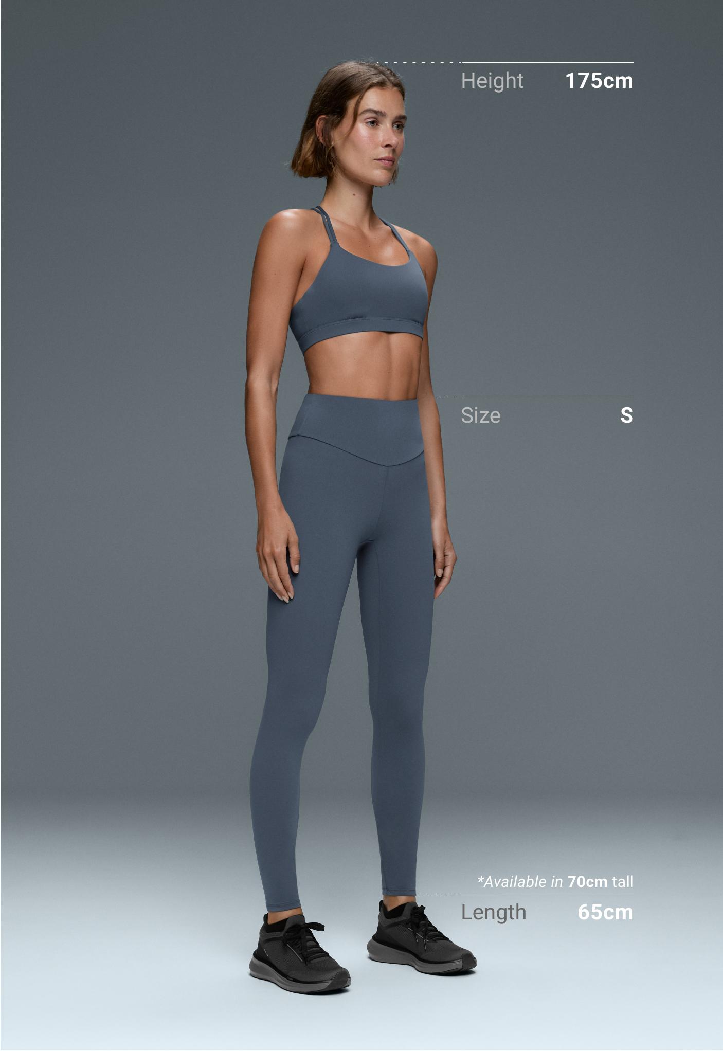 Comfortlux high-waisted ankle-length leggings - DARK PETROL BLUE