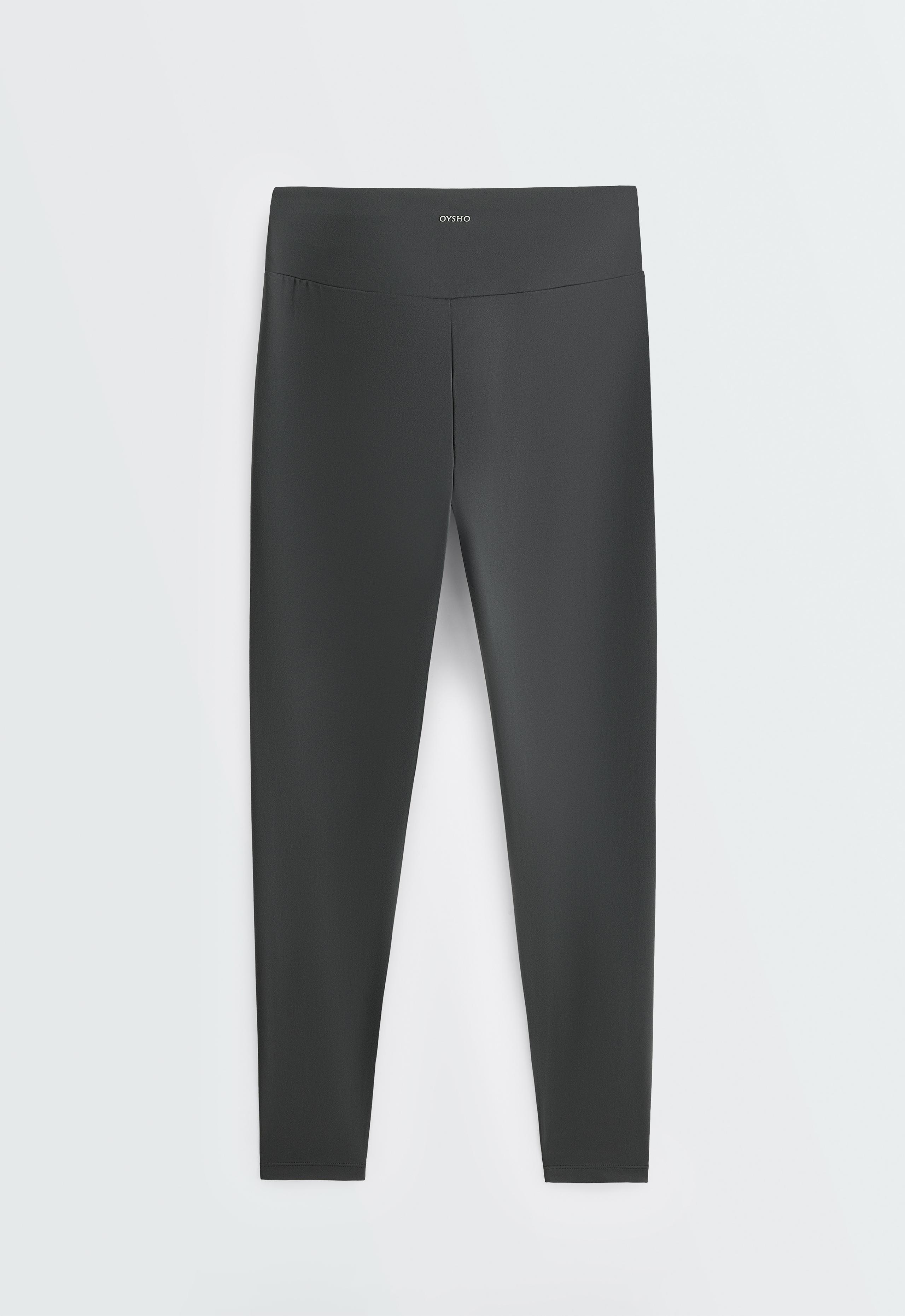 Comfortlux high-waisted ankle-length leggings - STEEL GREY